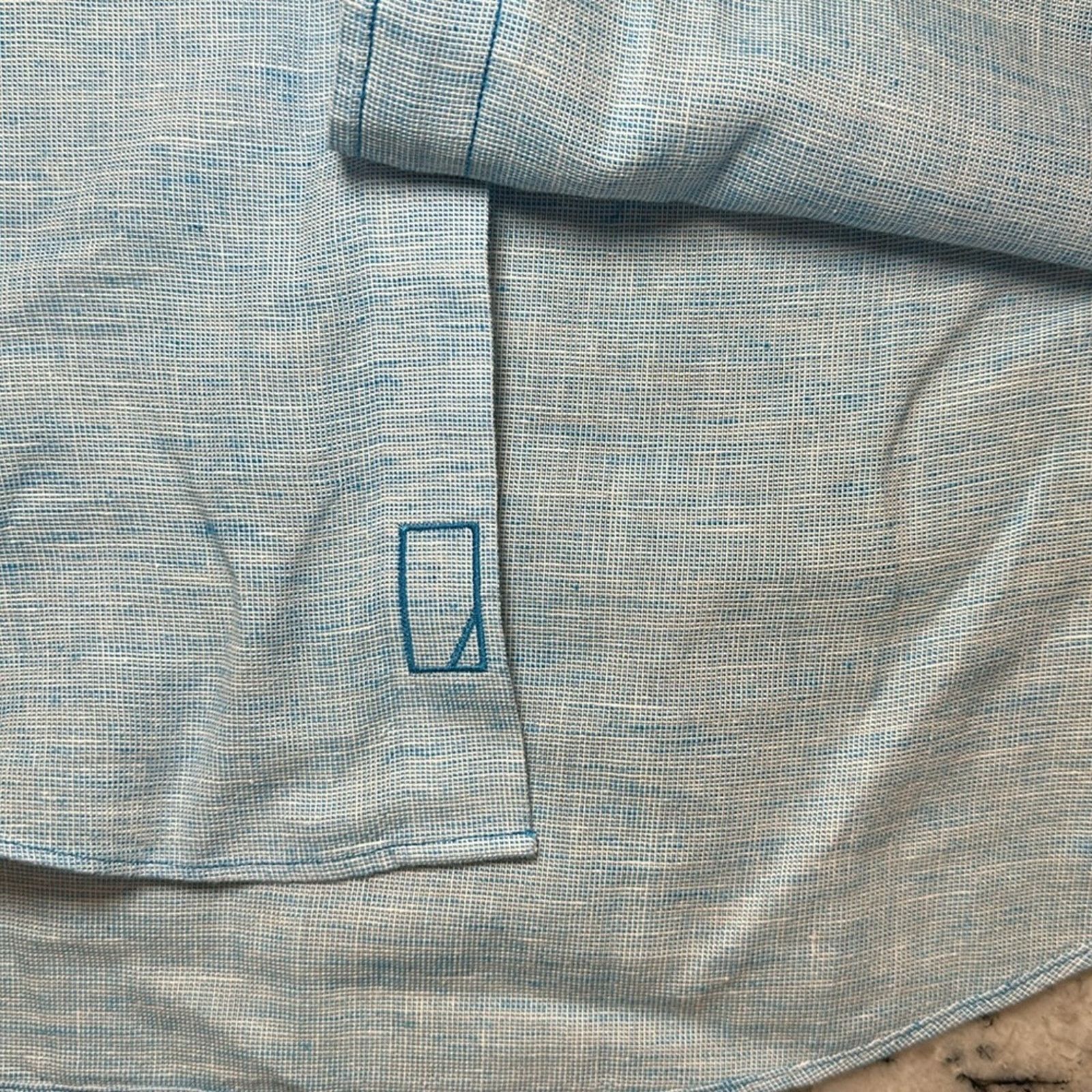 Zachary Prell Zachary Prell Linen Blend Short Sleeve Button Down - Medium Size US M / EU 48-50 / 2 - 7 Thumbnail