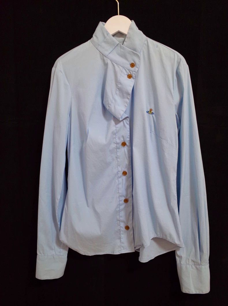 Vivienne Westwood Vivienne Westwood Light blue shirt Size XS / US 0-2 / IT 36-38 - 2 Thumbnail