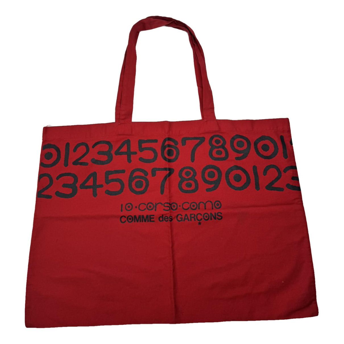Comme des Garcons Red Cotton Handbag Size ONE SIZE - 1 Thumbnail