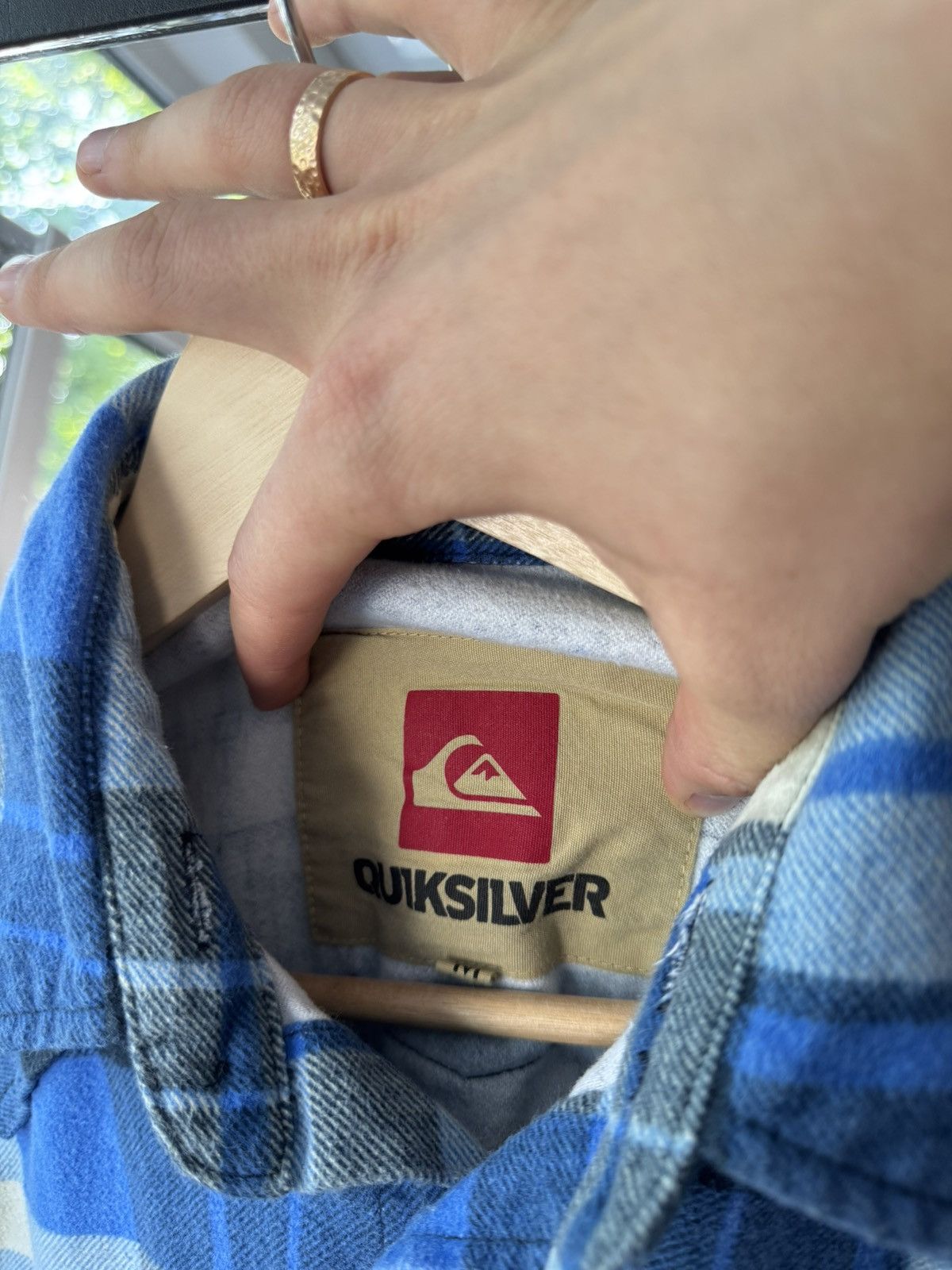 Quiksilver QuikSilver vintage flannel over shirt size M Size US M / EU 48-50 / 2 - 5 Thumbnail