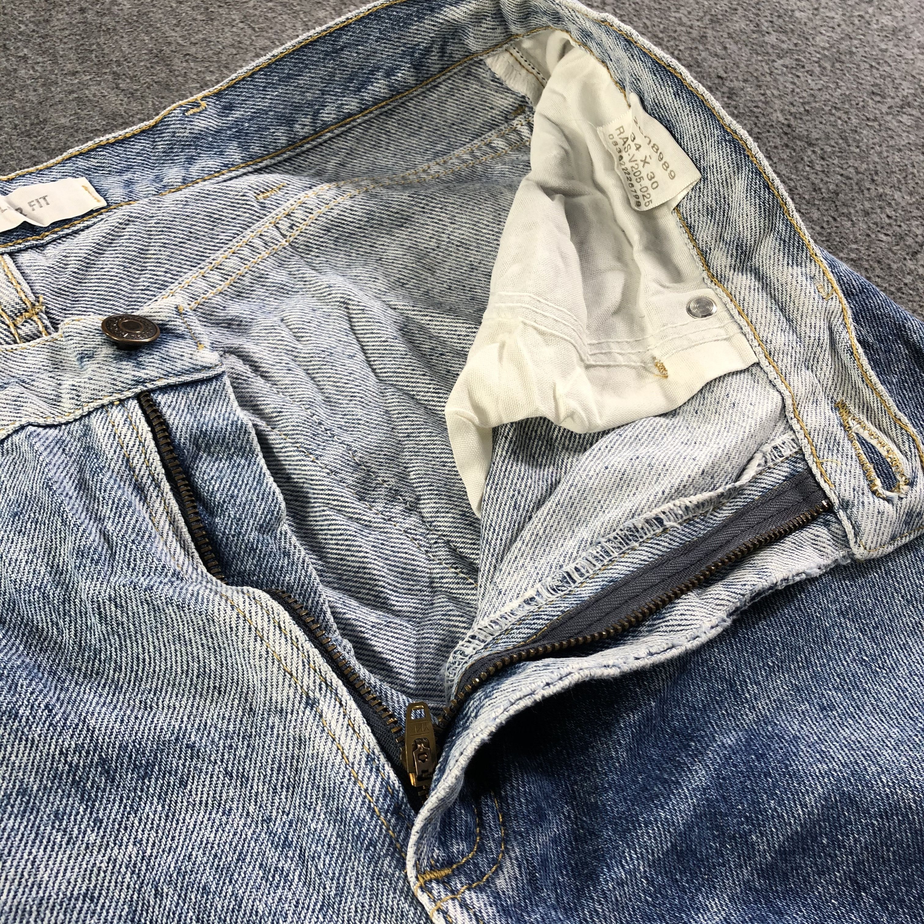 Lee Vintage Blue Wash Lee Jeans-J2889 Size US 34 / EU 50 - 10 Thumbnail