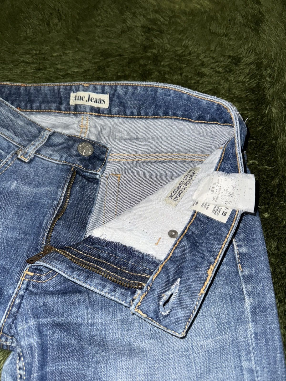 Acne Studios [27X32] Acne Studios Jeans Vintage Washed Denim Pants Indigo Size US 27 - 3 Thumbnail