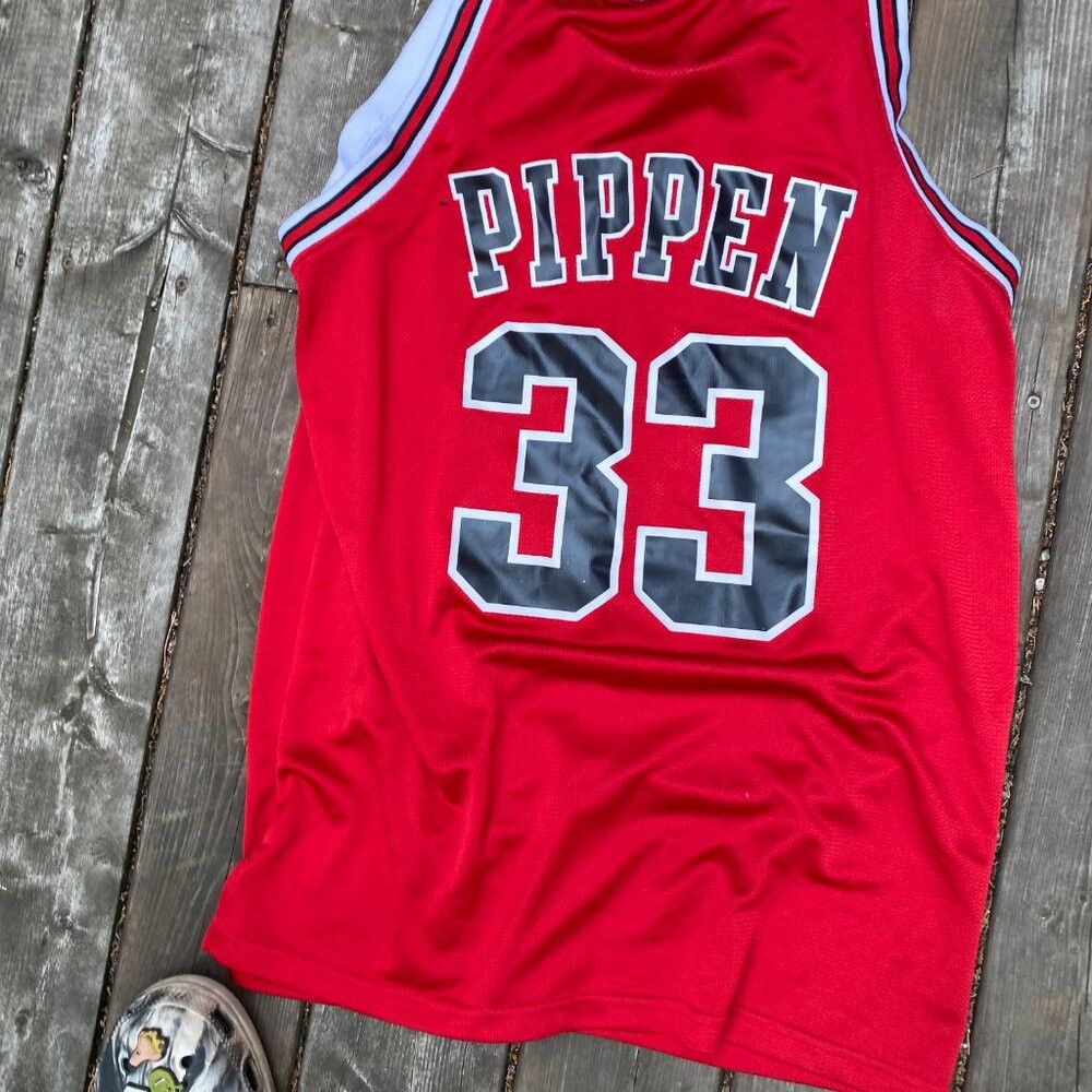 Nike Vintage 90s Nike Chicago Bulls Scottie Pippen Jersey Medium Size US M / EU 48-50 / 2 - 2 Thumbnail
