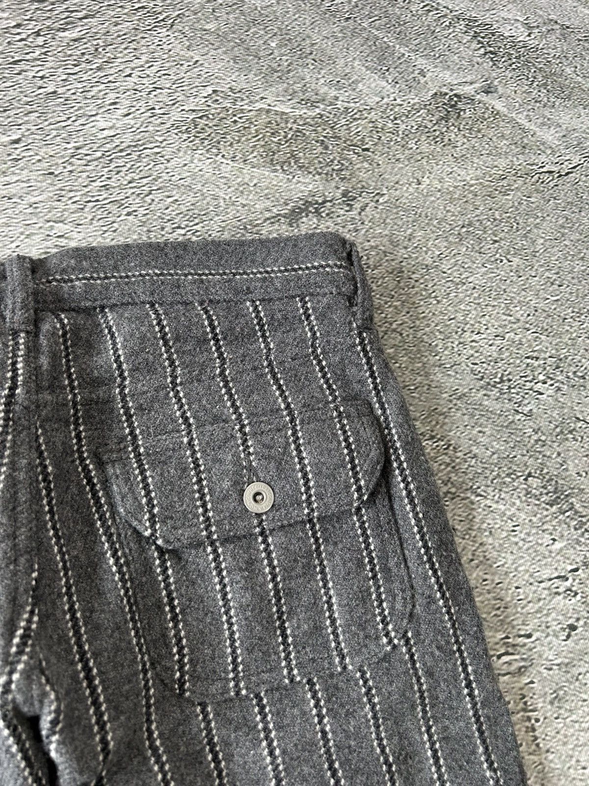 Comme des Garcons × Junya Watanabe × Vintage Junya Watanabe Comme Des Garcons wool striped pants AD2005 Size 30" / US 8 / IT 44 - 10 Thumbnail
