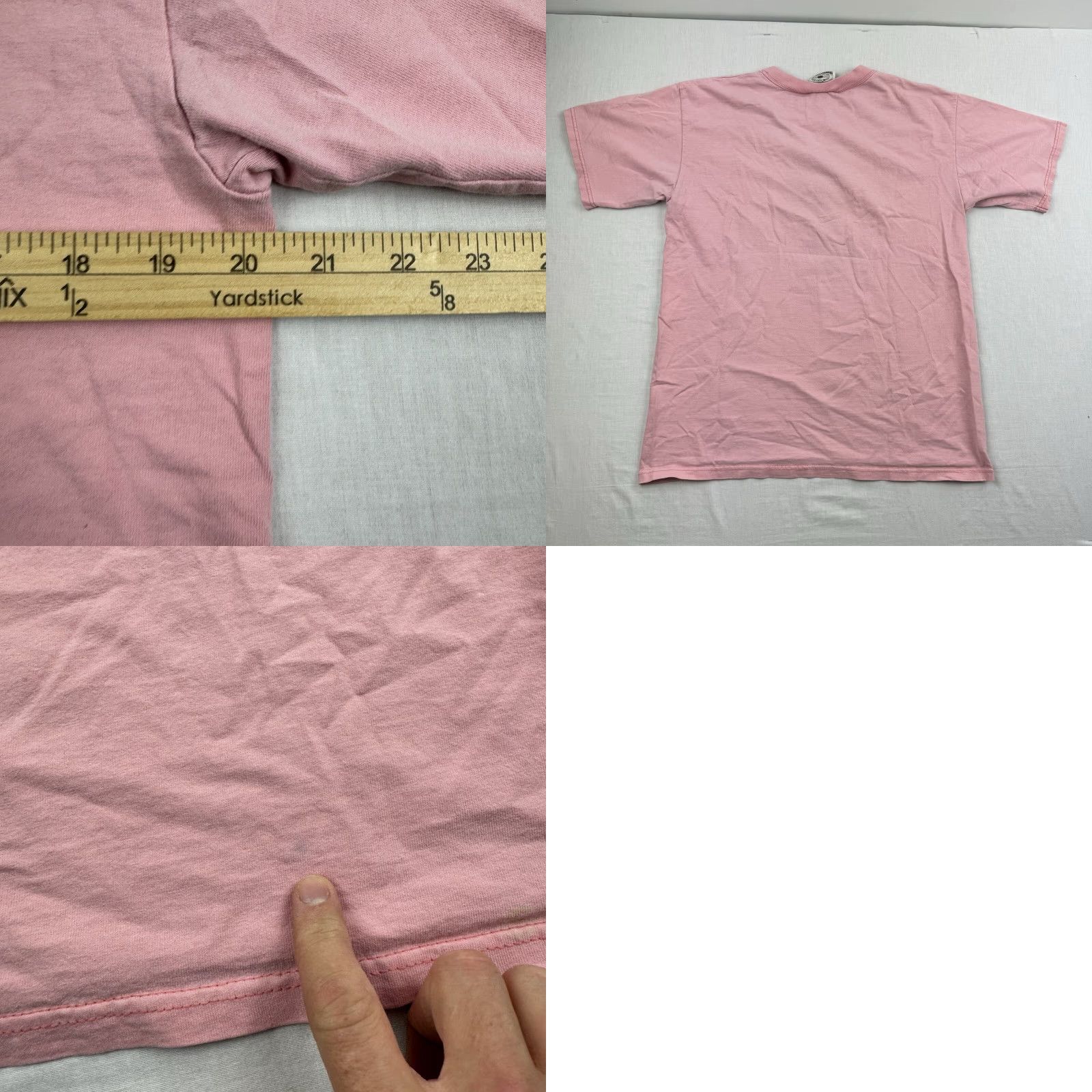 Pinko VINTAGE Time Square Sportswear Tennessee Shirt Adult Large Pink Flower Embroidered 90s USA Country Mens T-Shirt Size US L / EU 52-54 / 3 - 8 Thumbnail