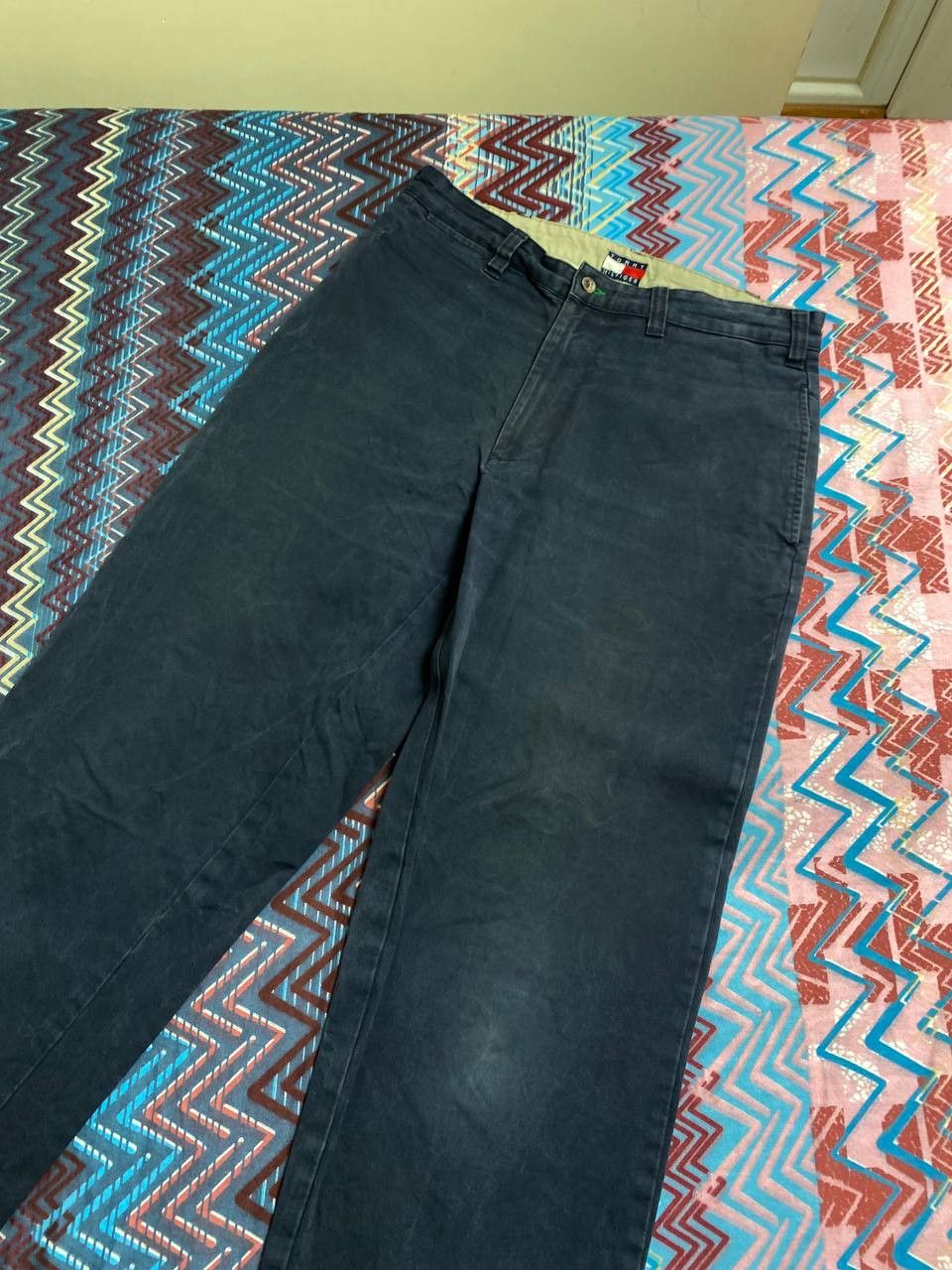 Tommy Hilfiger × Vintage Vintage 90’s/Y2K Tommy Hilfiger Embroidered Denim Size US 32 / EU 48 - 15 Thumbnail