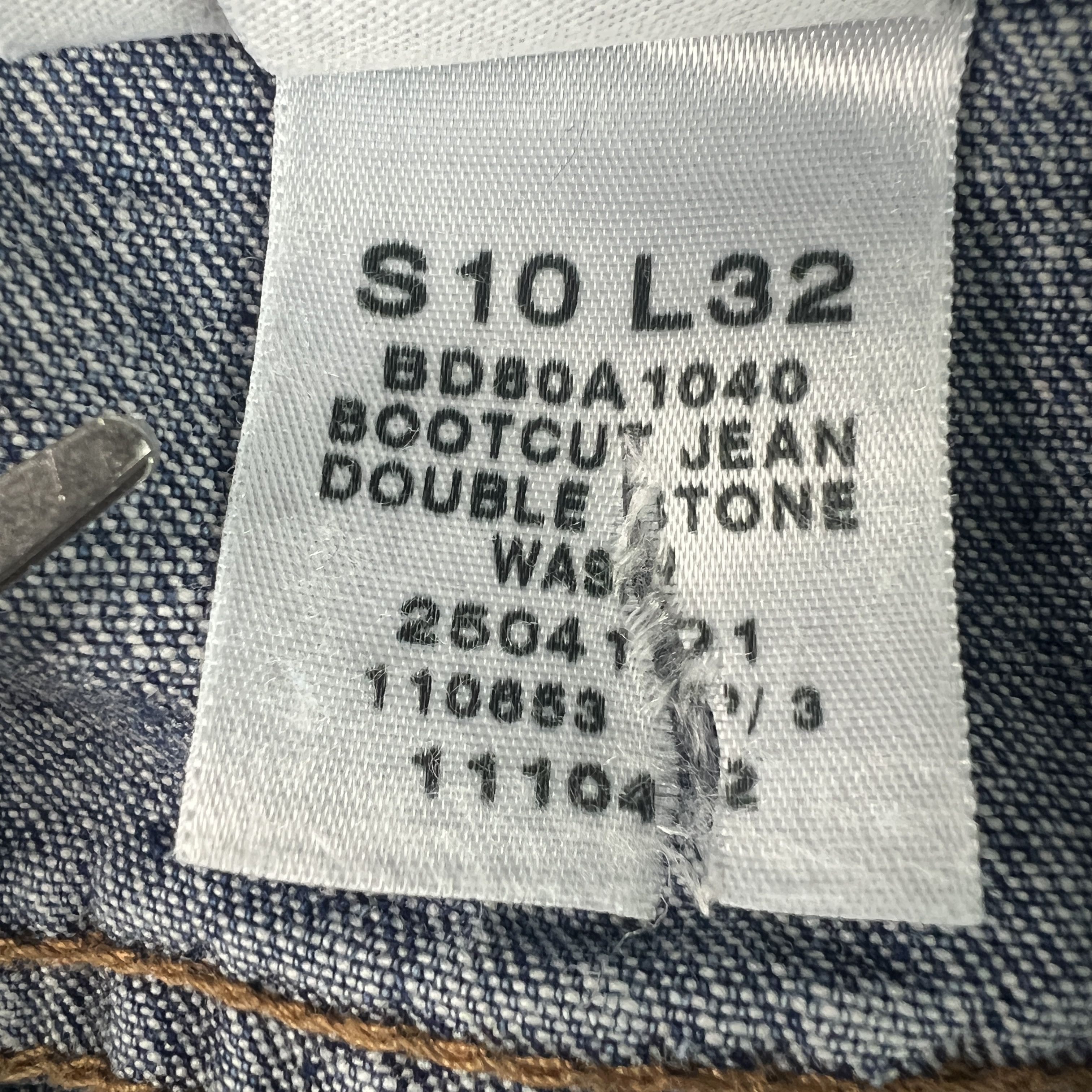 Calvin Klein VTG Calvin Klein Jeans Mid Rise Boot Cut Blue Faded Denim Size 32" / US 10 / IT 46 - 7 Thumbnail