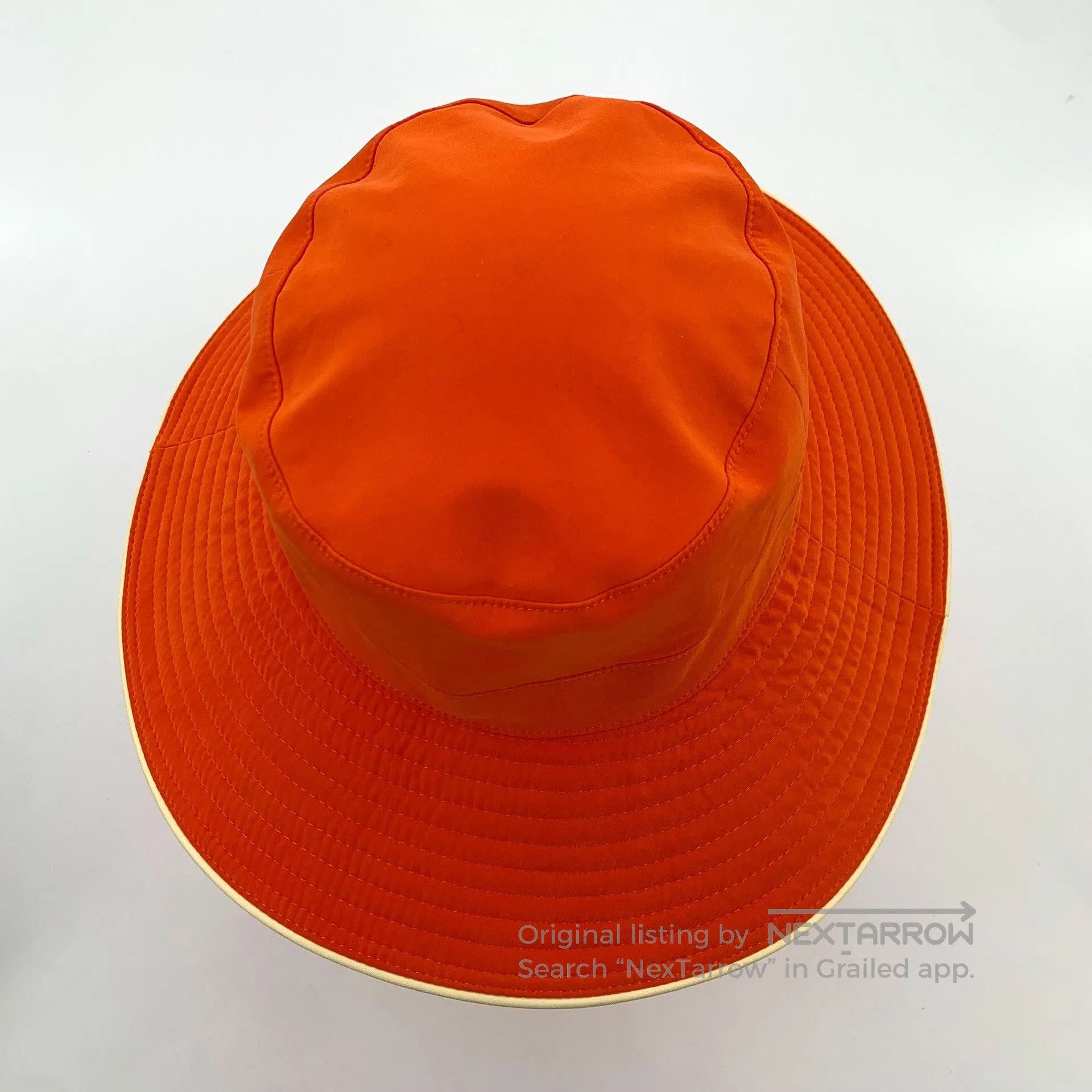 Hermes Hermes Orange Casual Bucket Hat. Size ONE SIZE - 5 Thumbnail