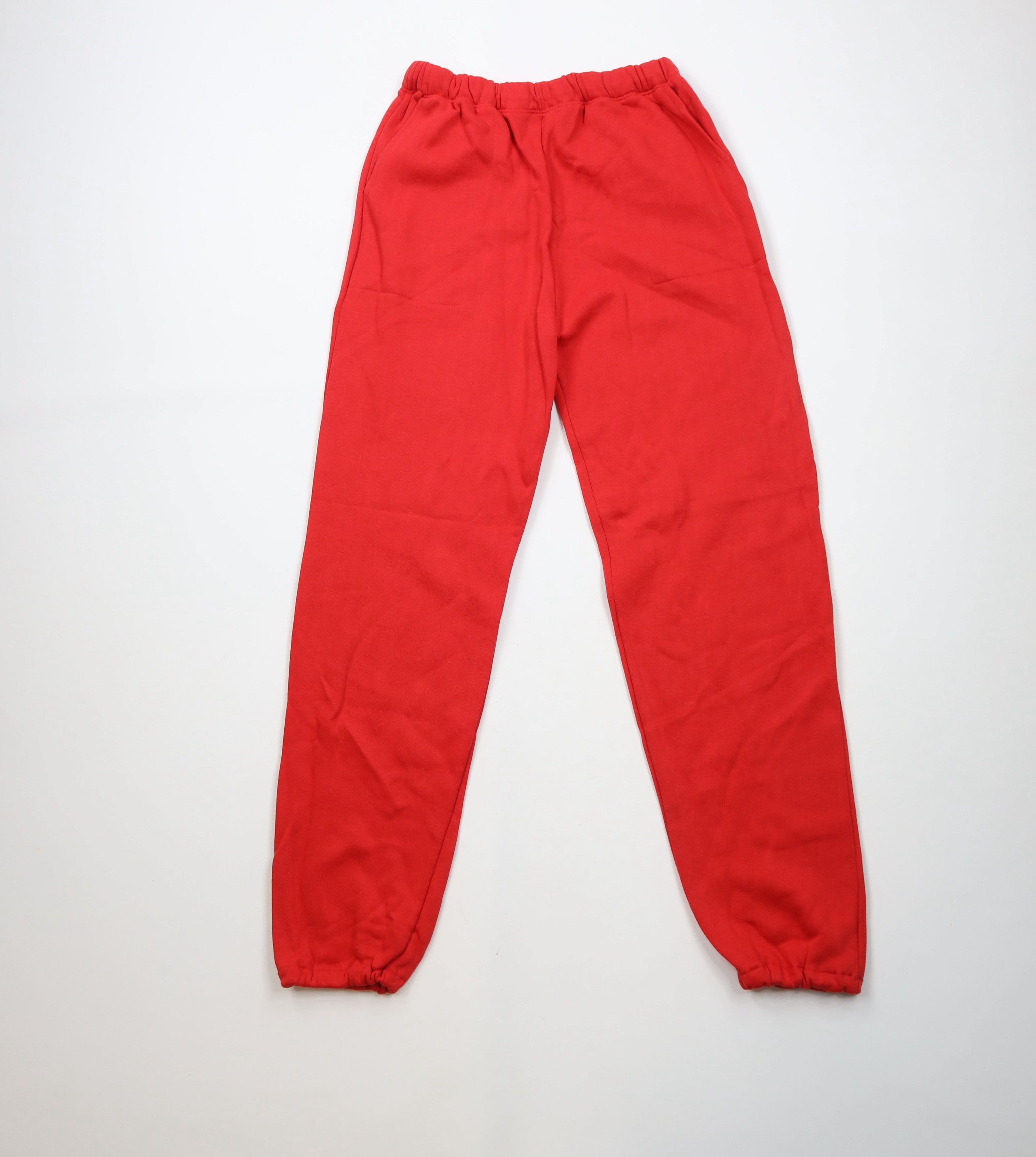 Vintage Deadstock Vintage 90s Streetwear Sweatpants Joggers Red USA Size US 36 / EU 52 - 1 Thumbnail