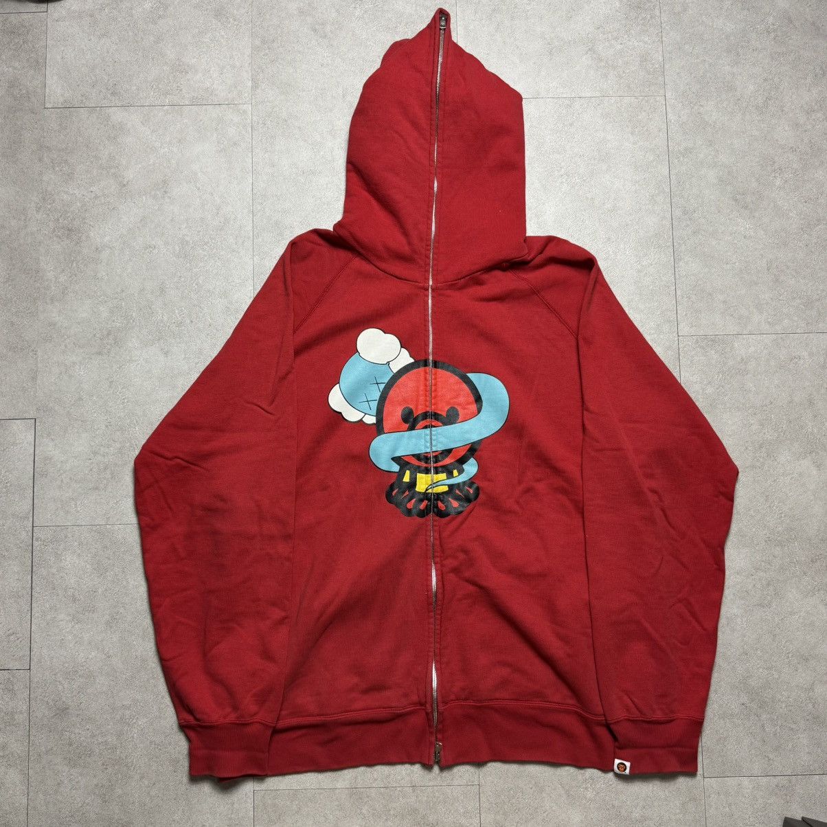 Bape Kaws Hoodie | Grailed