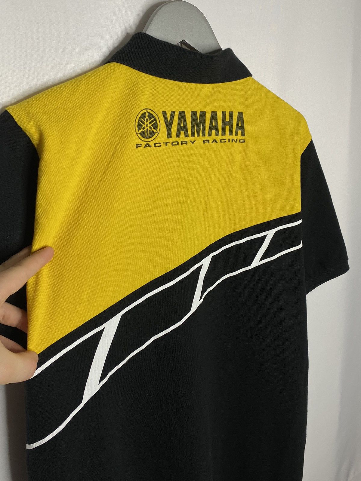 Yamaha 🏍️Yamaha 46 Factory Racing Polo Shirt Big Logo F1 Team🏍️ Size US XL / EU 56 / 4 - 4 Thumbnail