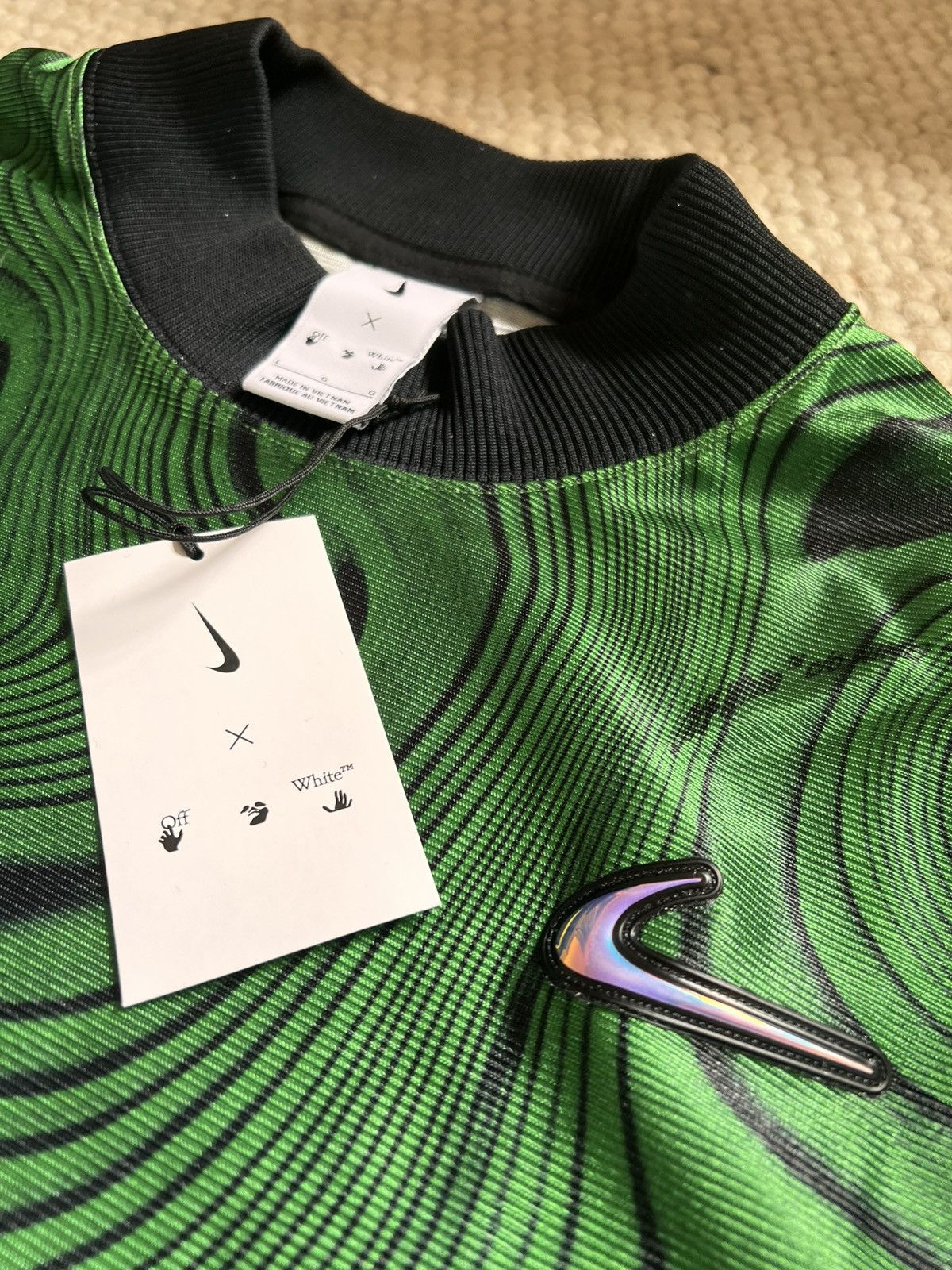 Nike × Off-White Nike x OffWhite Jersey Size US L / EU 52-54 / 3 - 5 Thumbnail