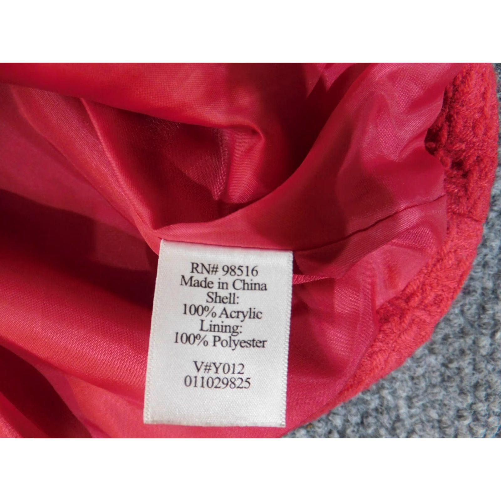 Coldwater Creek ColdWater Creek Jacket Womens 6 Pink Zip Knit Lined Acrylic Zip Closure Winter Casual Regular Fit Size M / US 6-8 / IT 42-44 - 6 Thumbnail
