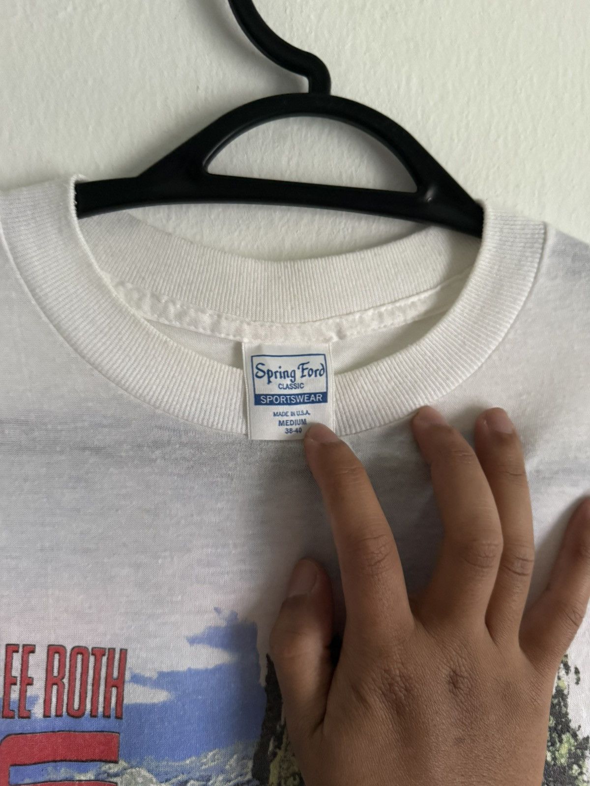 Vintage Vintage 1988 David Lee Roth "Skyscraper" tour t-shirt Size US M / EU 48-50 / 2 - 8 Thumbnail