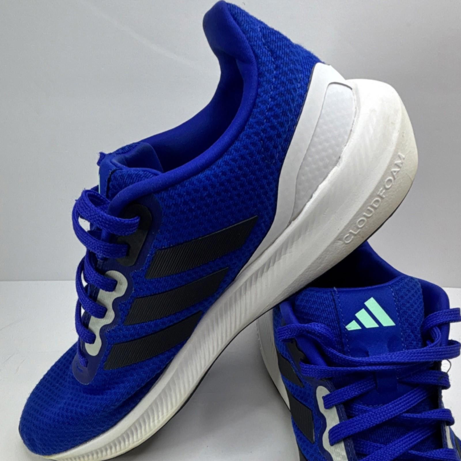 Adidas Adidas Cloudfoam Blue Mesh Running Sneaker Men Size 9.5 Shoe Size US 9.5 / EU 42-43 - 7 Thumbnail