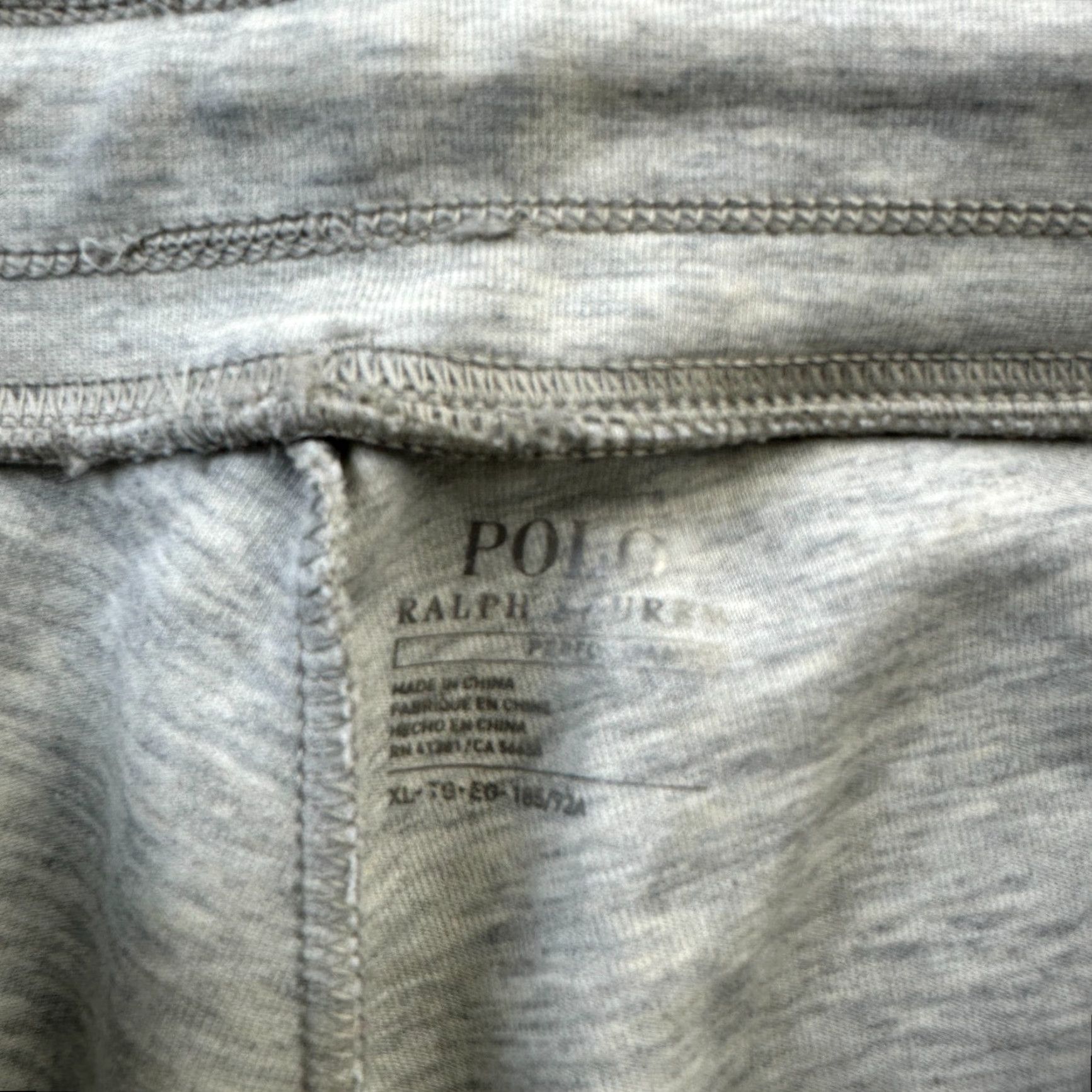 Polo Ralph Lauren Polo Ralph Lauren Pants Jogger XL Mens Gray Double Knit Tech Fleece Athletic Activewear Size US XL / EU 56 / 4 - 6 Thumbnail
