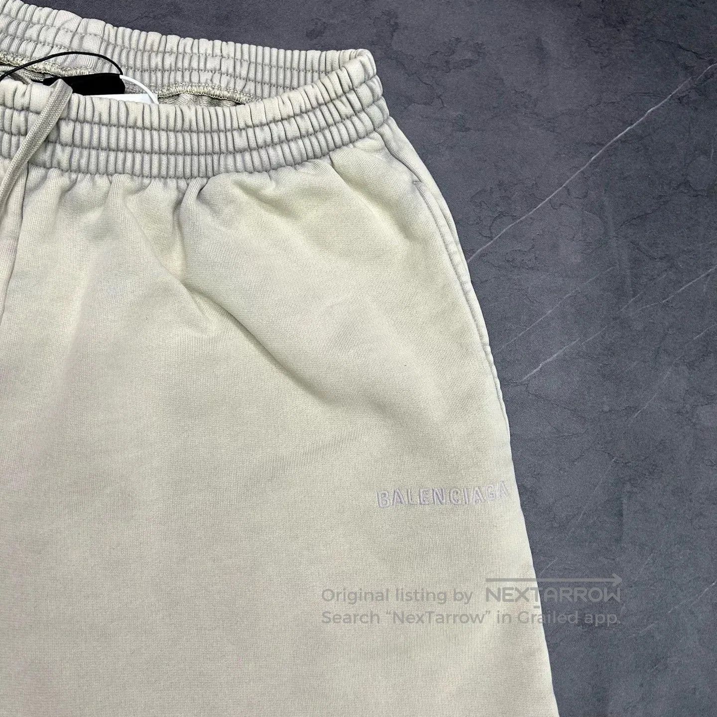 Balenciaga Balenciaga 25 Distressed Logo Shorts. Size US 32 / EU 48 - 4 Thumbnail