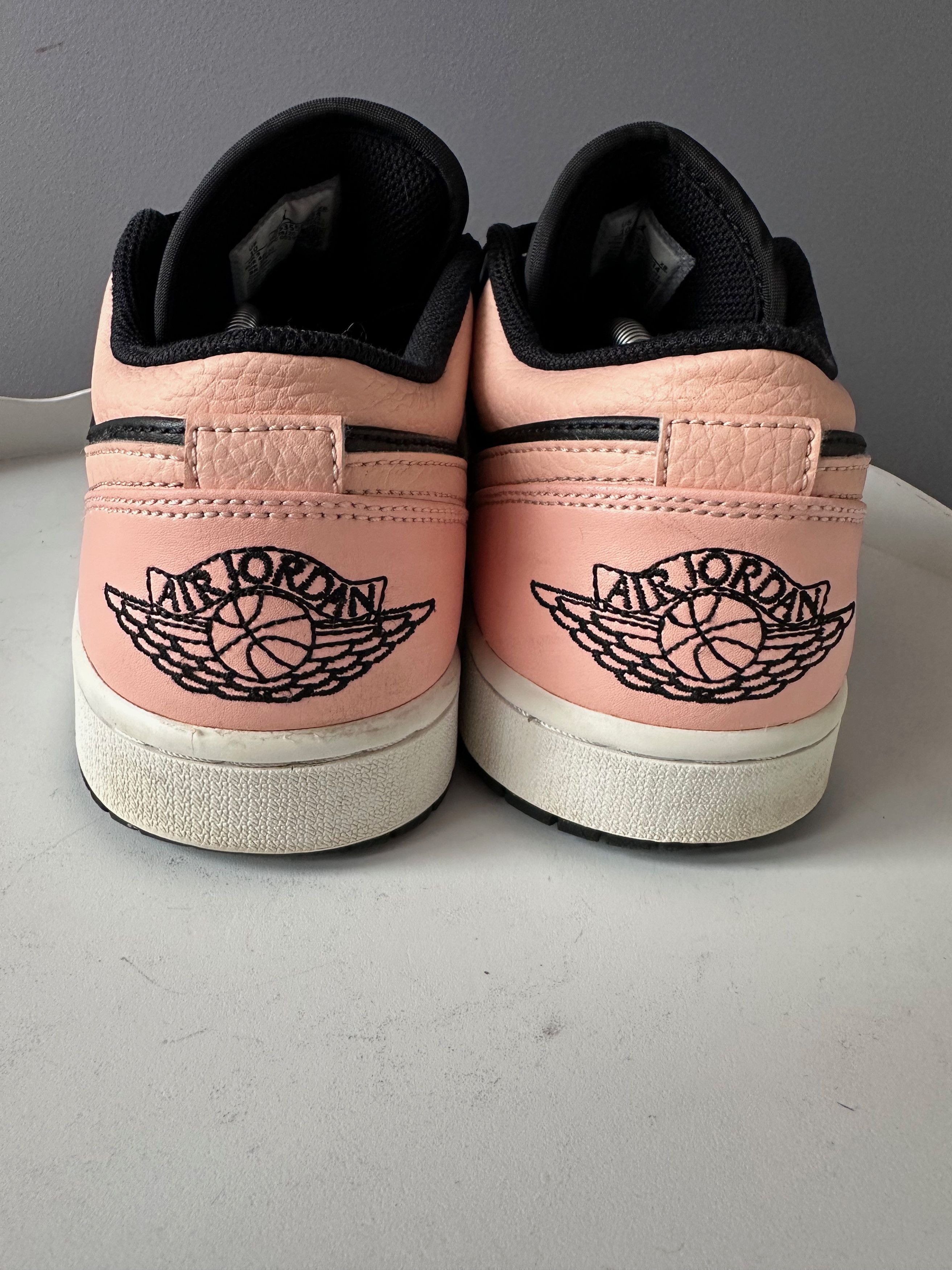 Jordan Brand Air Jordan 1 Low Crimson Tint OG Pink Black low top sneakers Size US 10 / EU 43 - 5 Thumbnail