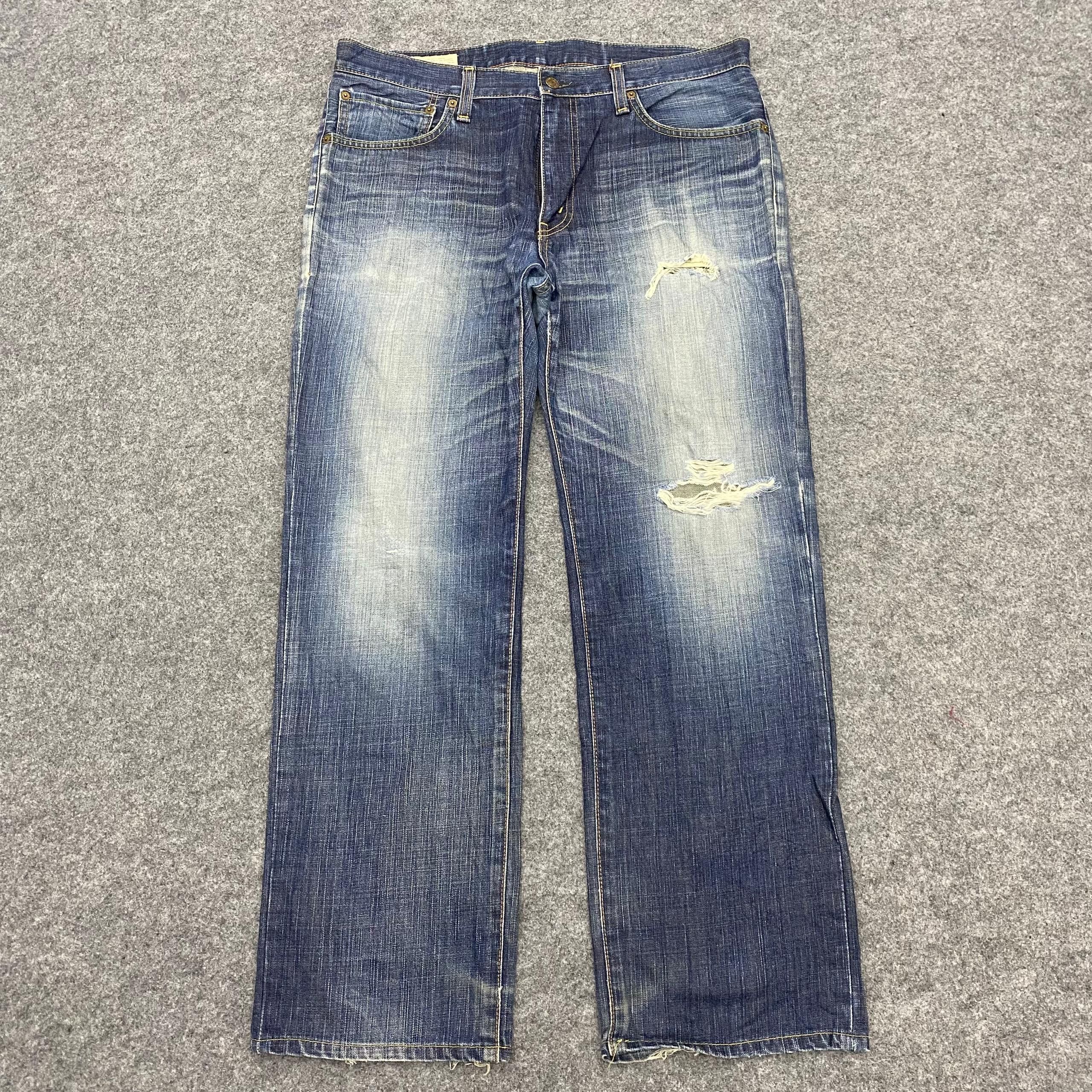 Edwin 💥Best Offer💥Vintage Edwin 503 Distressed Denim Size US 37 - 1 Thumbnail