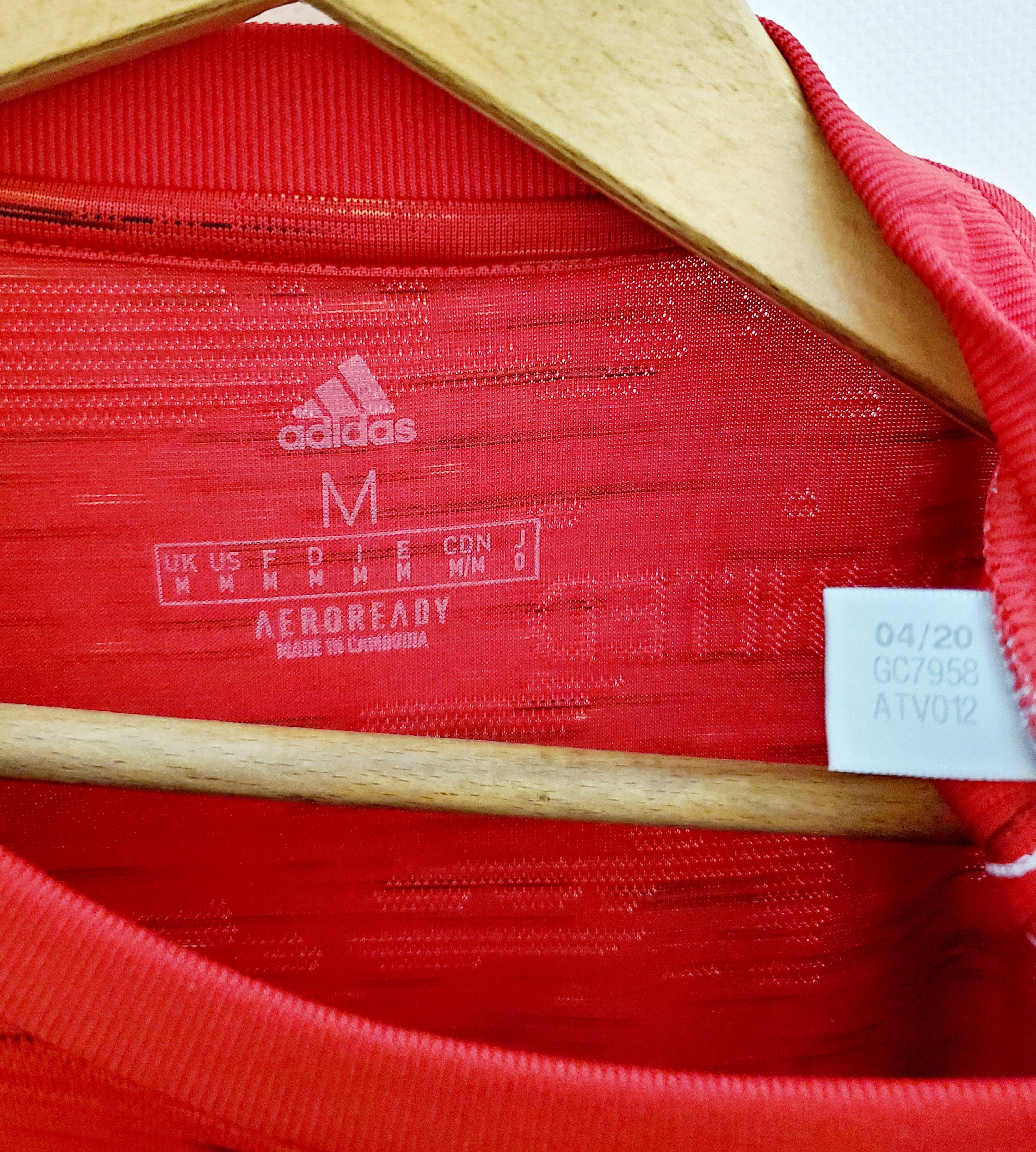 Adidas MANCHESTER UNITED 2020 2021 HOME SHIRT ADIDAS perfect condi Size US M / EU 48-50 / 2 - 3 Thumbnail