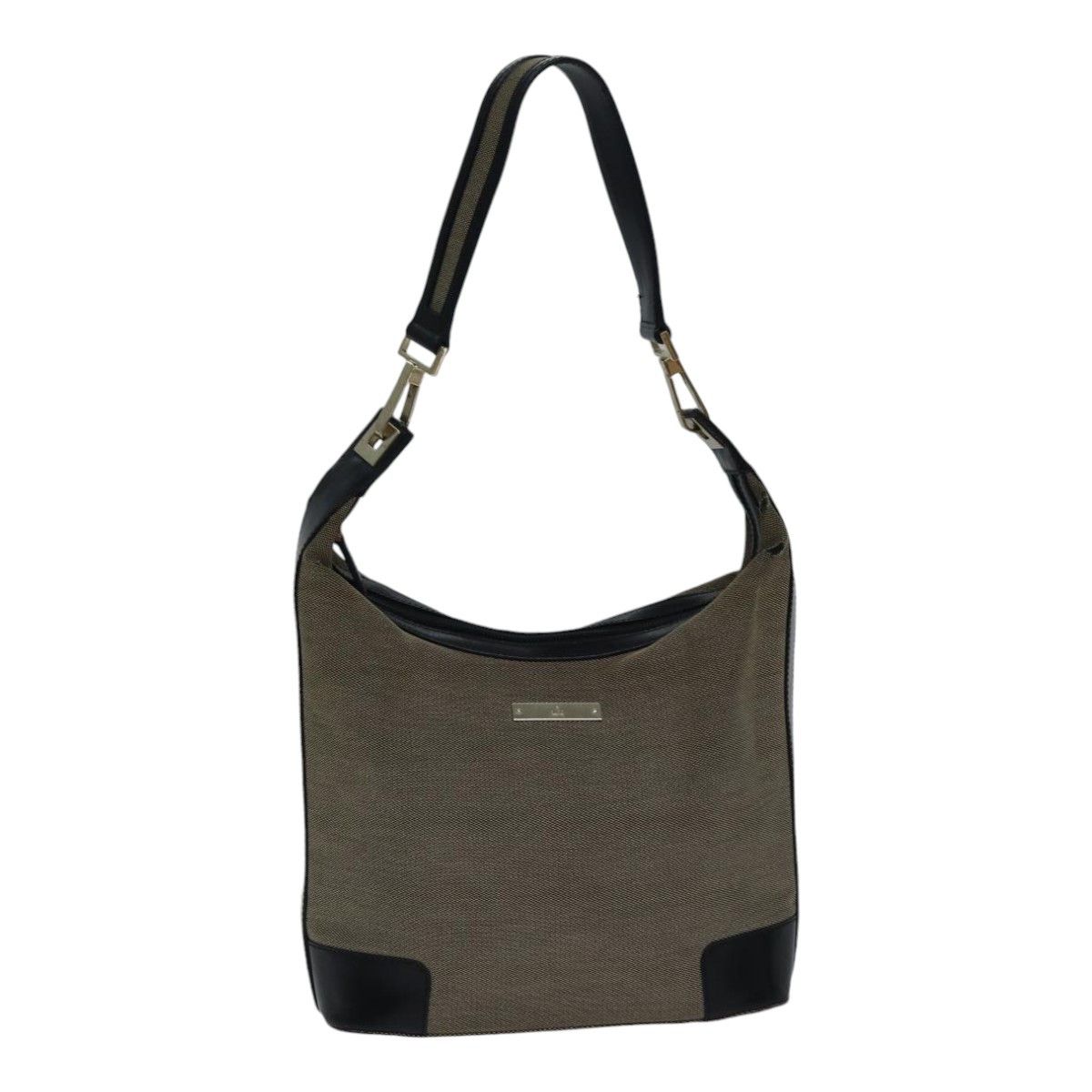 Gucci Jackie Beige Canvas Shoulder Bag (Pre-Owned) Size ONE SIZE - 1 Thumbnail