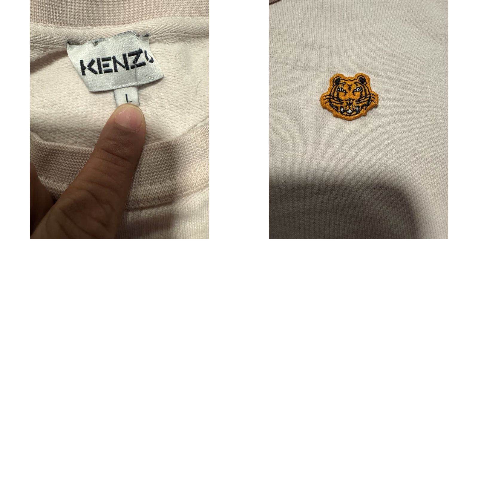 Kenzo KENZO Tiger Crest Logo sweatshirt Pink Size Large Women's Size L / US 10 / IT 46 - 11 Thumbnail
