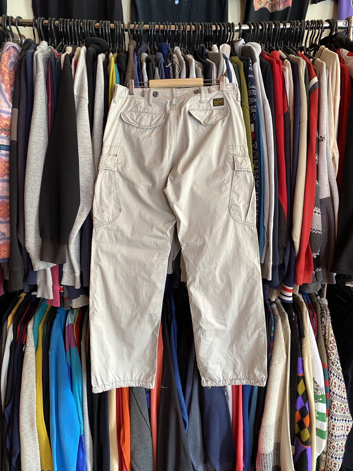 G-Star VINTAGE G-STAR CARGO PARACHUTE PANTS Y2k Size US 31 - 6 Thumbnail