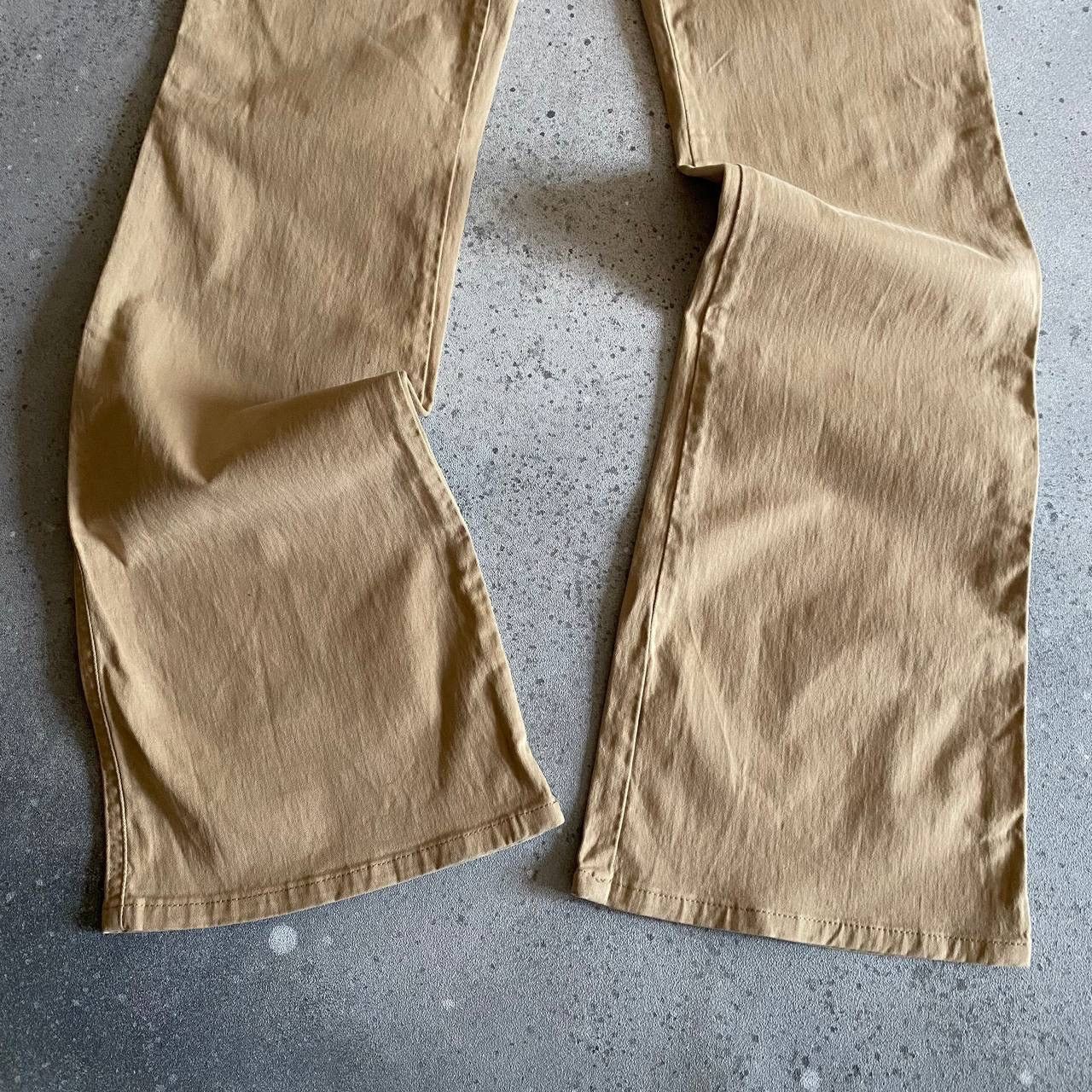Moschino × Vintage Moschino Vintage Flared Beige Pants Jeans 90s Size 27" / US 4 / IT 40 - 8 Thumbnail
