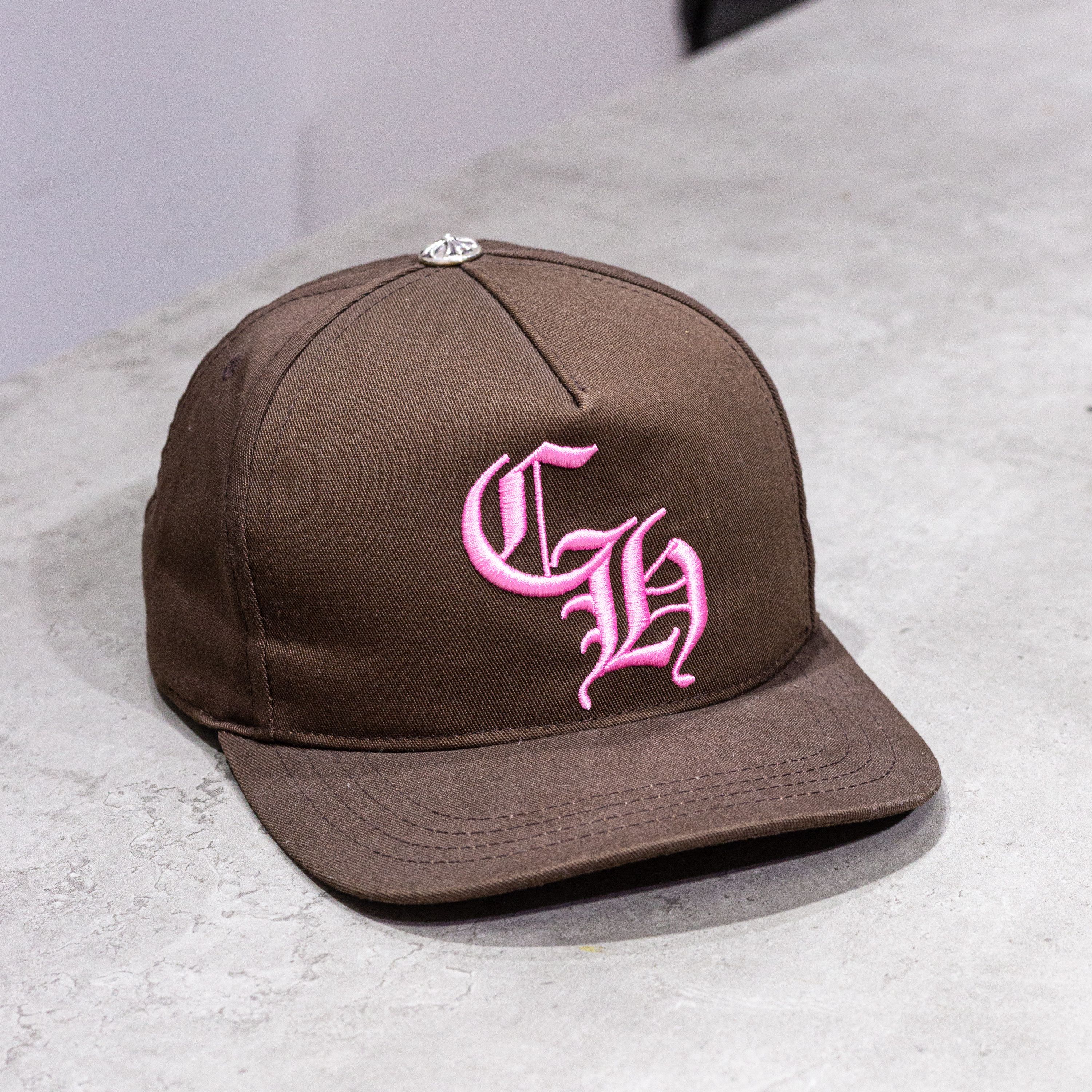 Chrome Hearts CHROME HEARTS CH Baseball Hat BROWN/PINK | Grailed