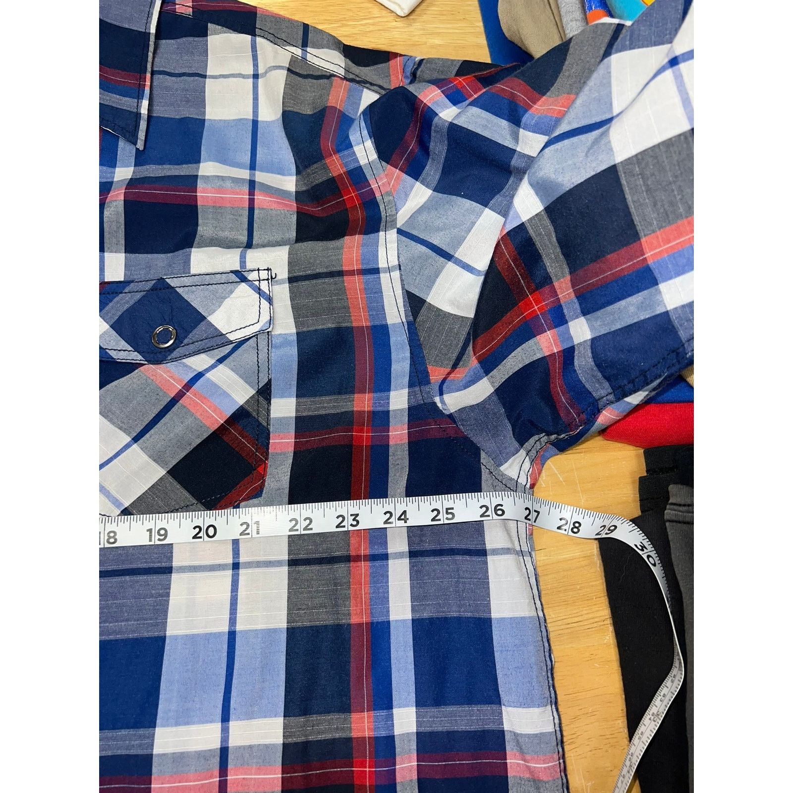 Eighty Eight Eighty Eight Platinum Button Up Shirt Blue Red Shirt 4XL 4X Size US XXL / EU 58 / 5 - 8 Thumbnail