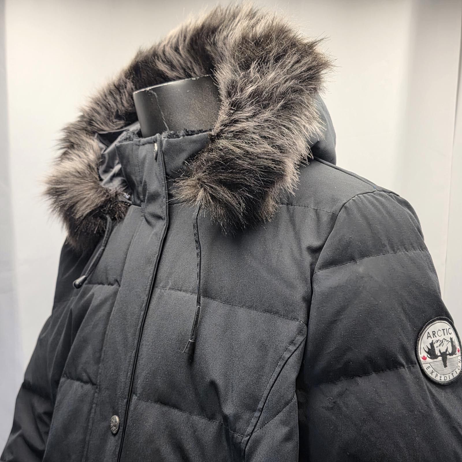 Other Arctic Expedition Black HybraDown Parka Coat Plus 2X Womens Size XXL / US 16-18 / IT 52-54 - 3 Thumbnail