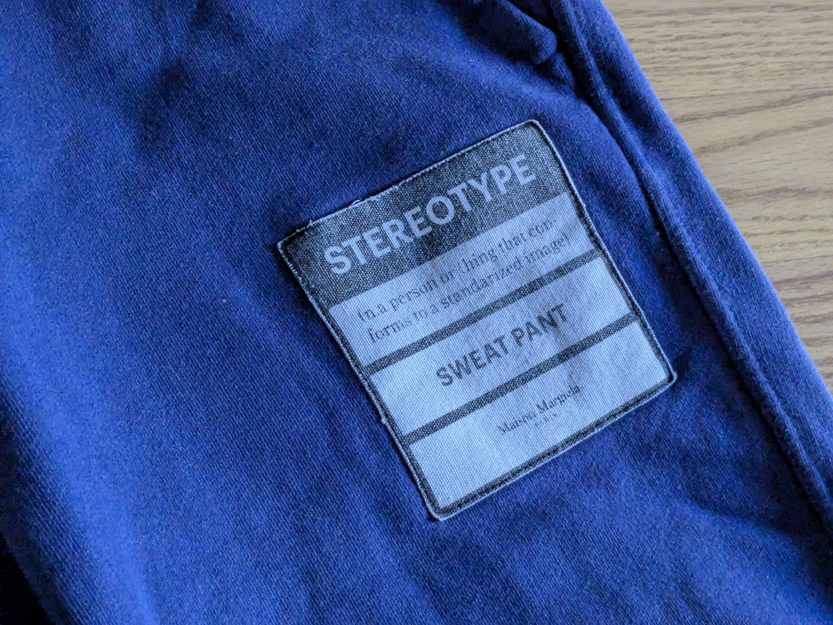 Maison Margiela Maison Margiela Stereotype Sweatpants Blue 46 Size US 30 / EU 46 - 2 Thumbnail