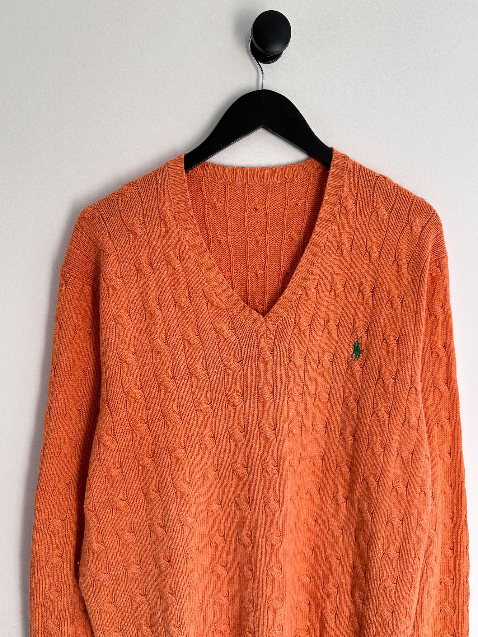 Polo Ralph Lauren Polo Ralph Lauren Orange Knit Sweater Jumper Size US XL / EU 56 / 4 - 2 Thumbnail