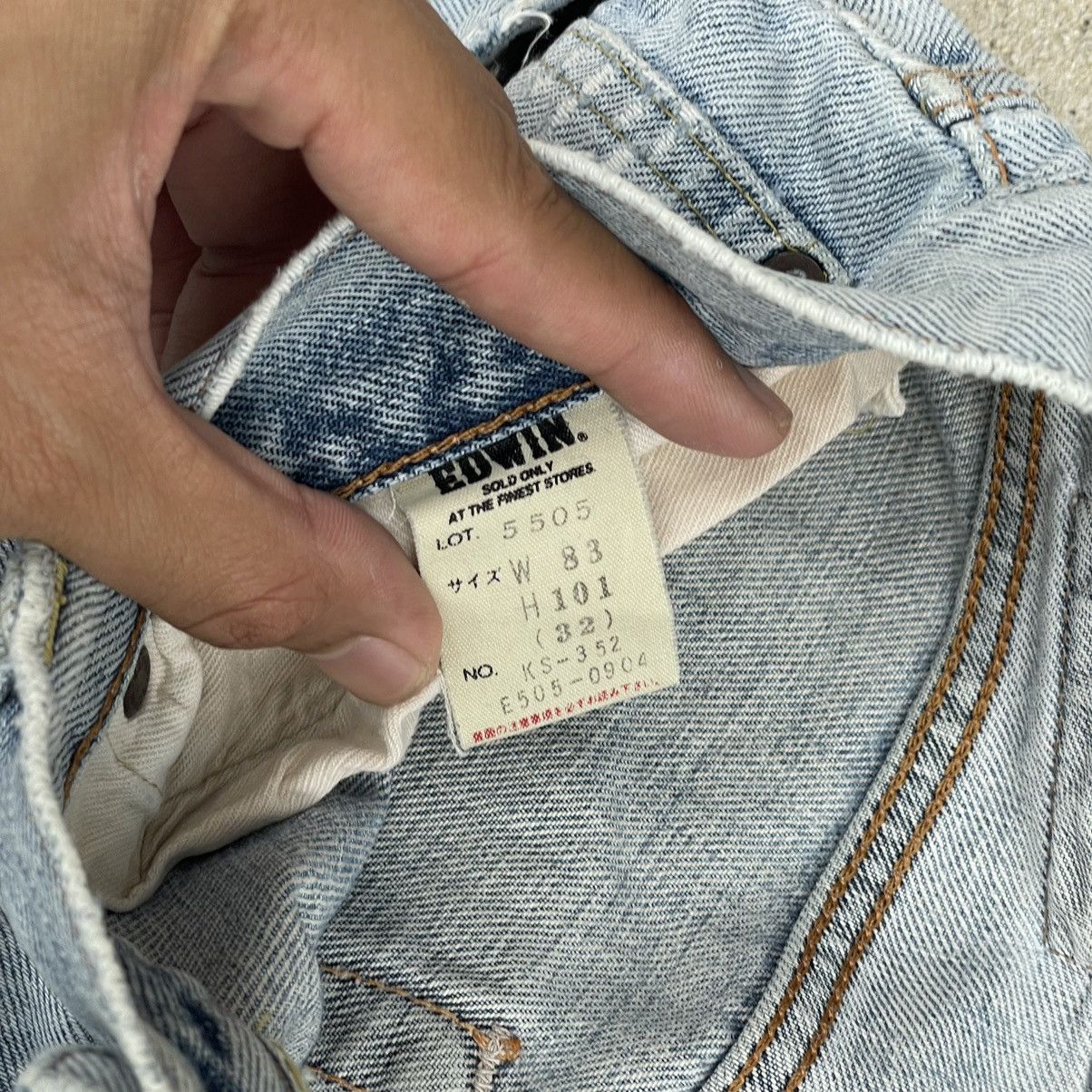 Edwin “DISTRESSED REDLINE SELVEDGE EDWIN 505X” DENIM JEAN Size US 32 / EU 48 - 6 Thumbnail