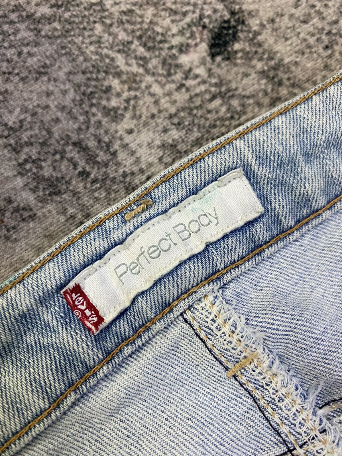 If Six Was Nine × Levi's × Levi's Vintage Clothing Vintage Levi’s Paint Splatter Flared Denim Size US 31 - 12 Thumbnail