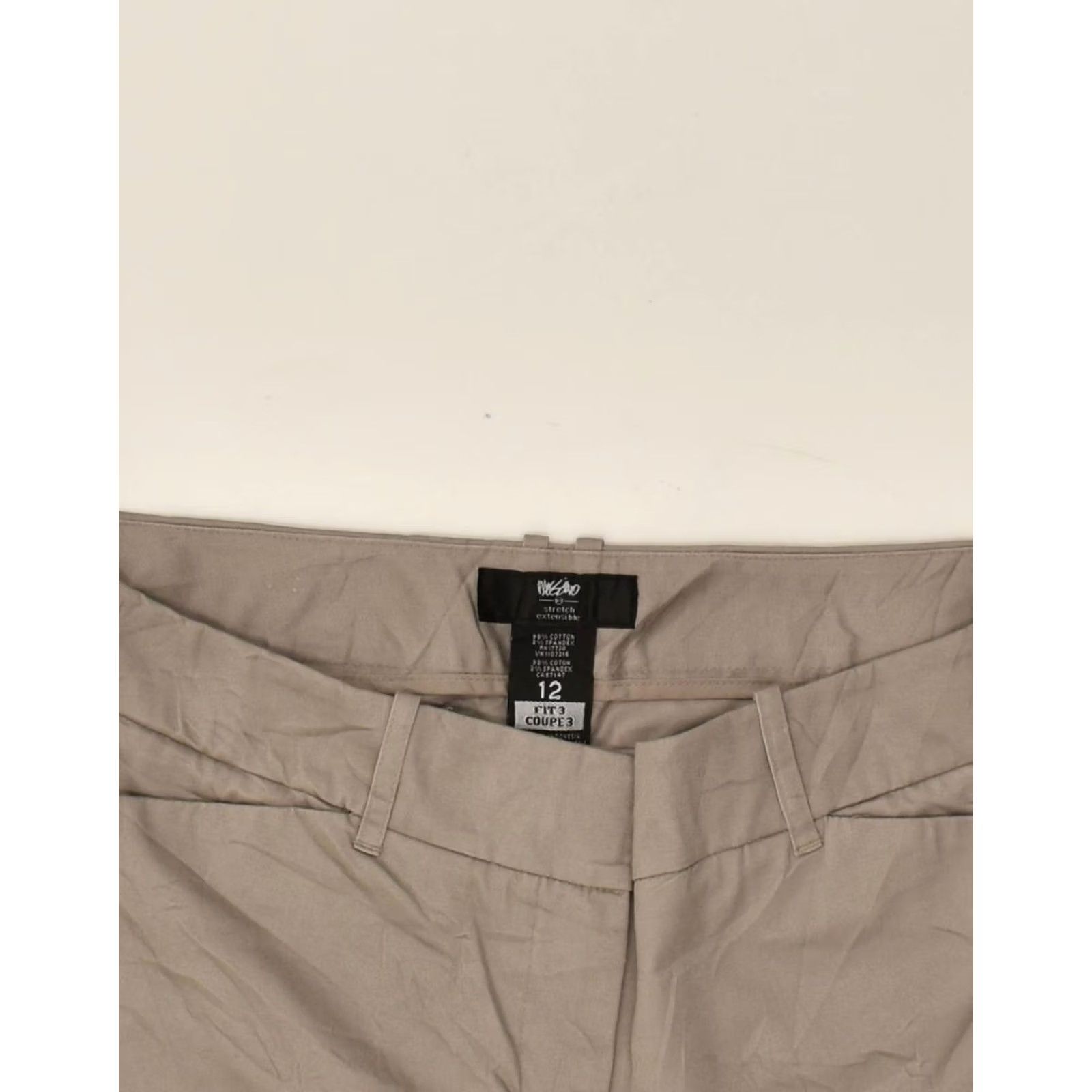 Mossimo MOSSIMO Womens Casual Shorts Large W36 Brown Cotton US 12 Size 36" / US 14 / IT 50 - 3 Thumbnail