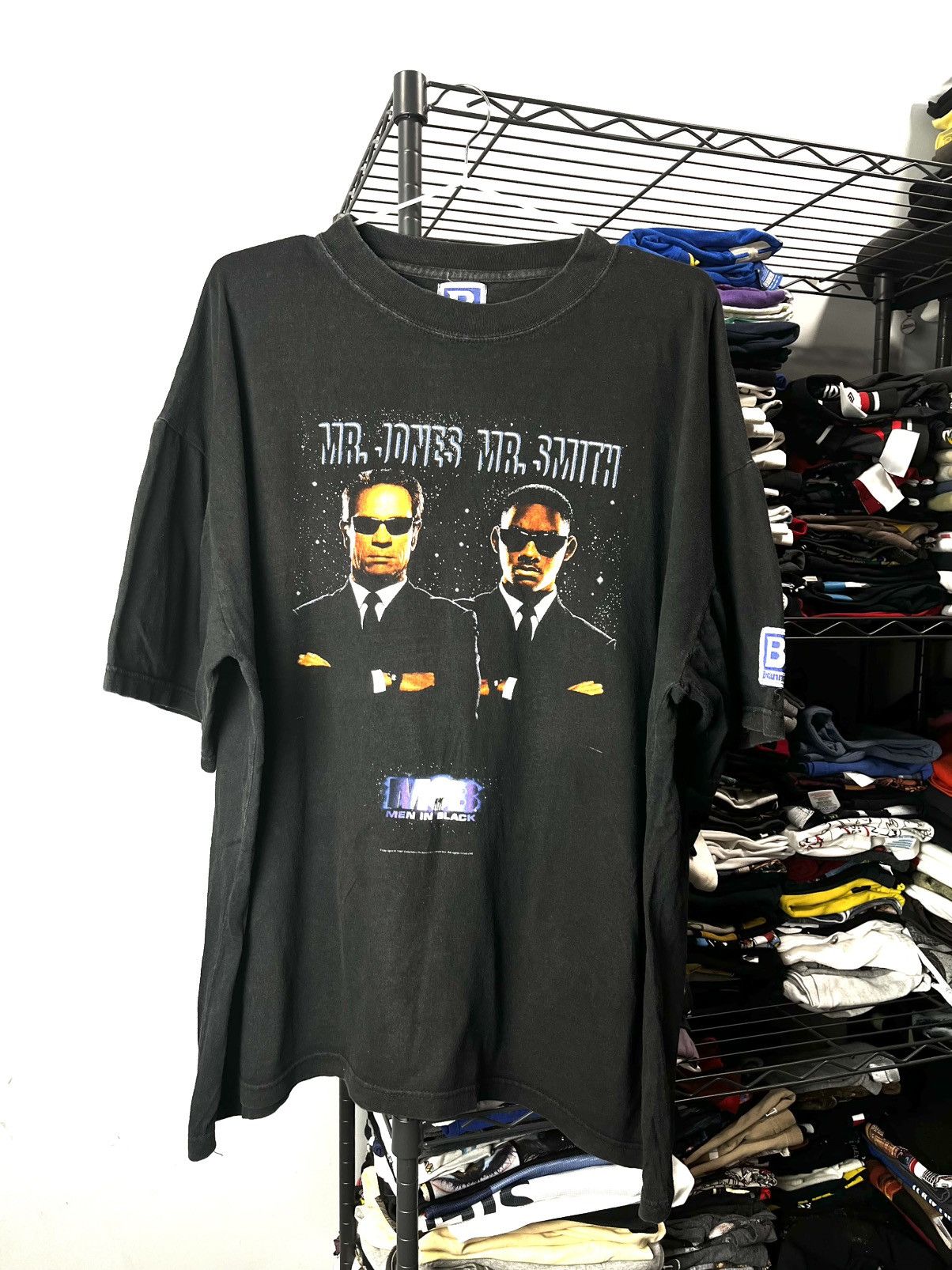 Vintage Rare! 1997 Vintage Men In Black MIB Movie T Shirt Will Smith Size US XL / EU 56 / 4 - 1 Thumbnail