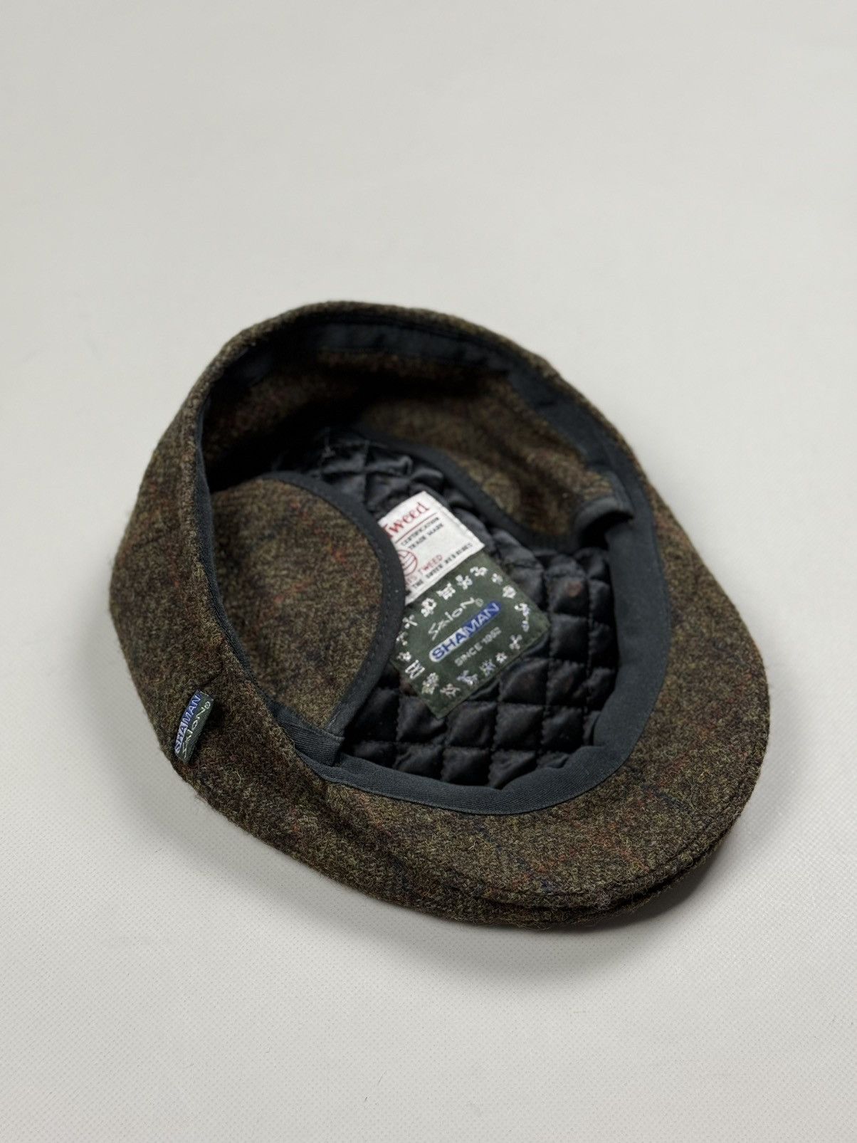 Harris Tweed Harris Tweed Wool Earflaps Flat Cap Hat Size ONE SIZE - 9 Thumbnail