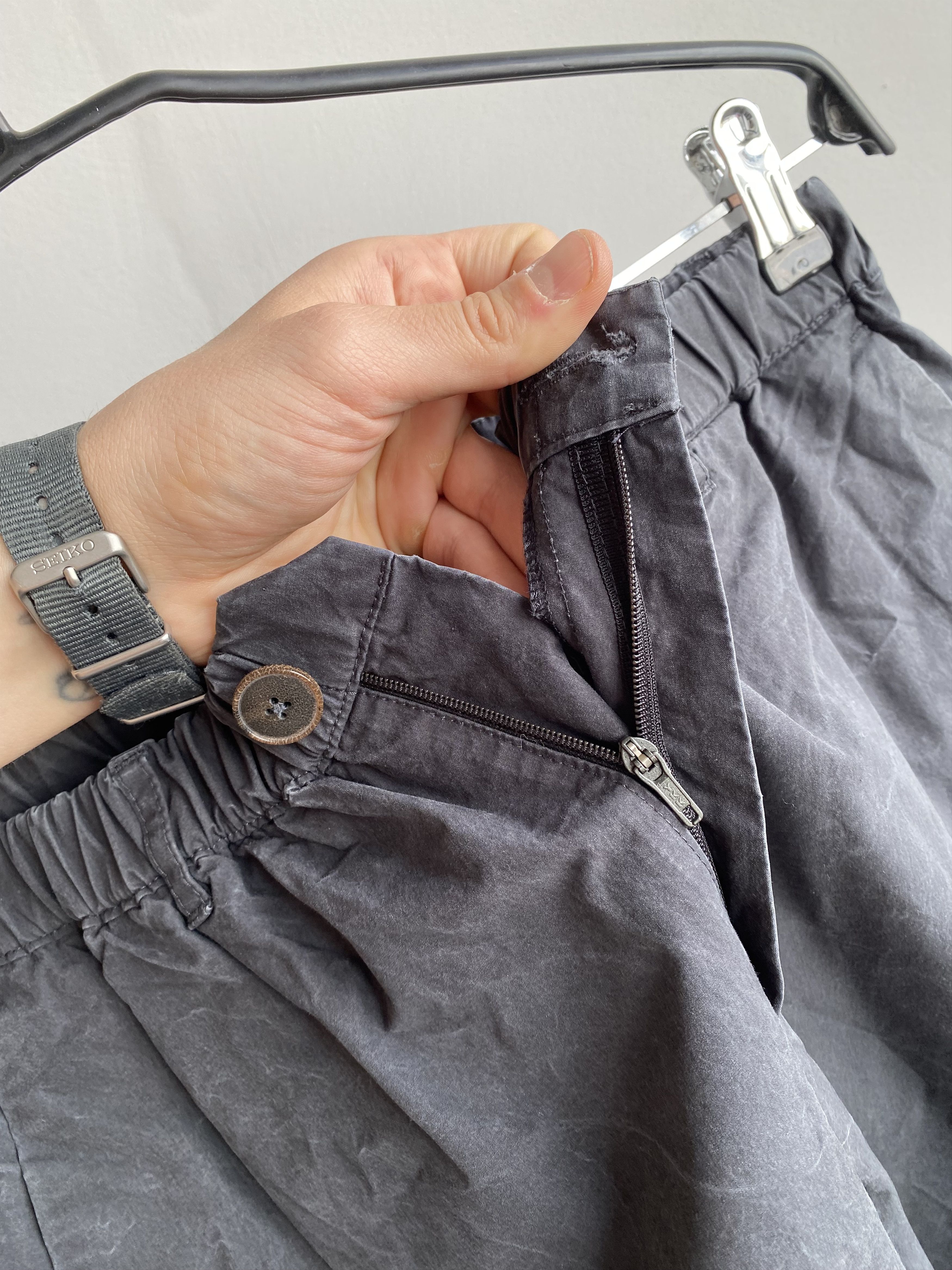 A Kind Of Guise A Kind of Guise Elasticated Wide Trousers in Seersucker Size US 30 / EU 46 - 6 Thumbnail