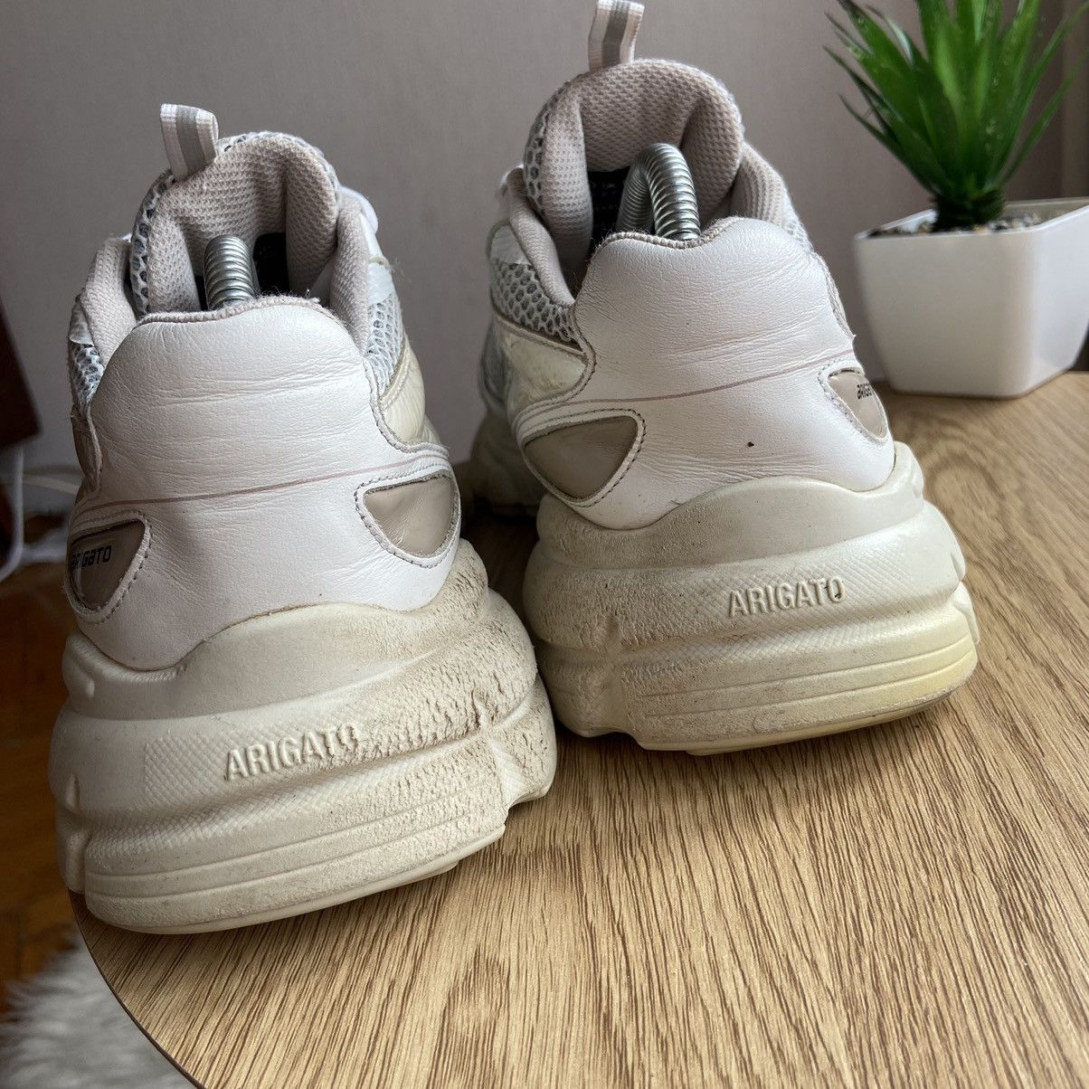 Axel Arigato Axel Arigato Marathon White Sneakers Size US 9 / IT 39 - 8 Thumbnail