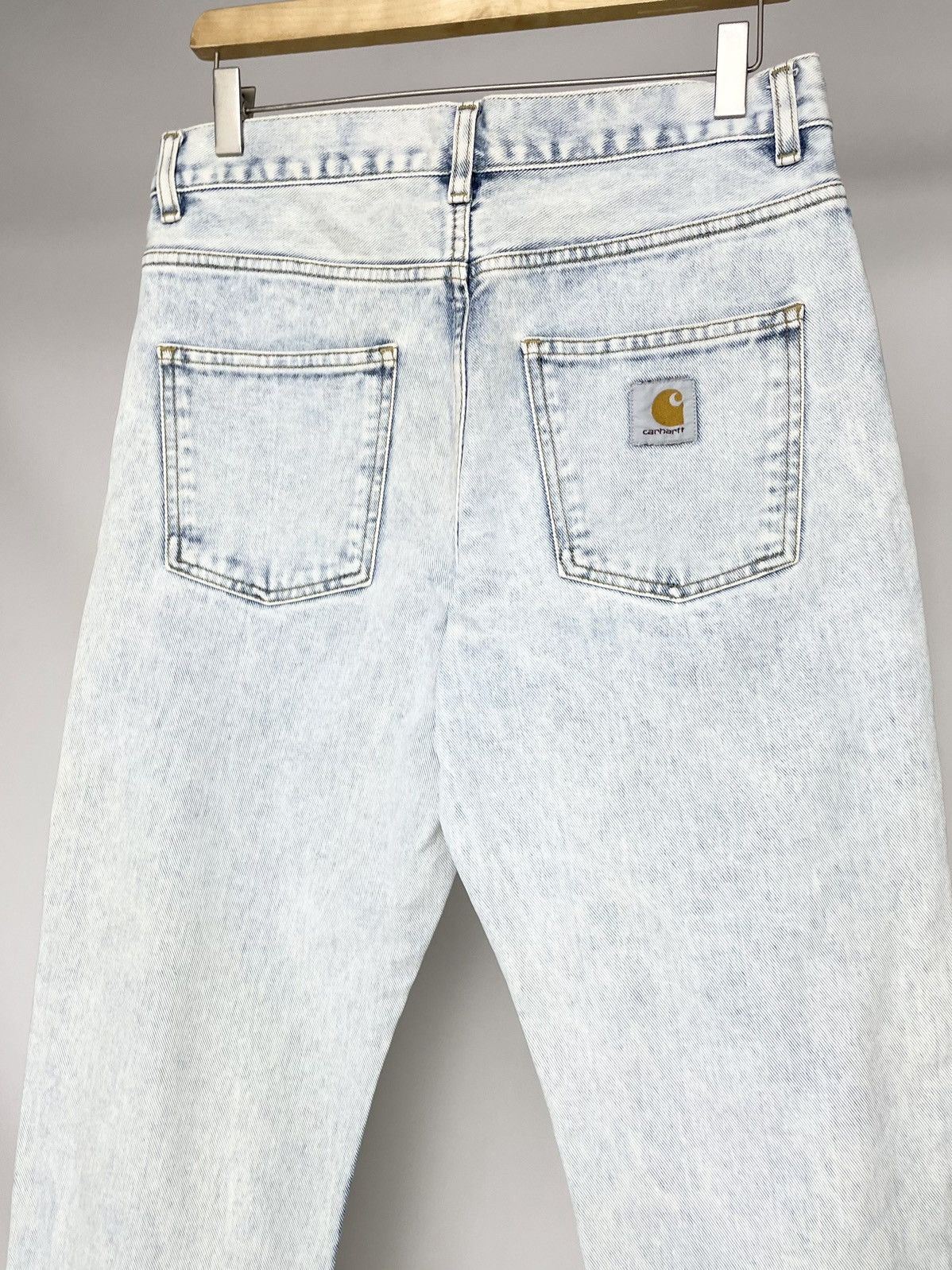 Carhartt Carhartt Newel Pant Vintage Light Blue Denim Jeans Size US 30 / EU 46 - 3 Thumbnail