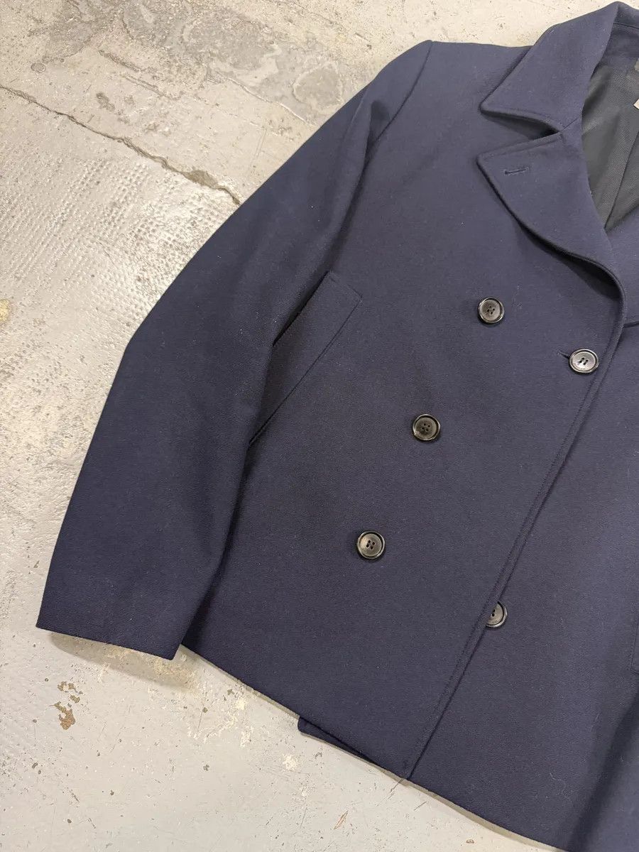 Dior 2000s Dior Navy Wool Classy Light Pea Coat Size US M / EU 48-50 / 2 - 6 Thumbnail