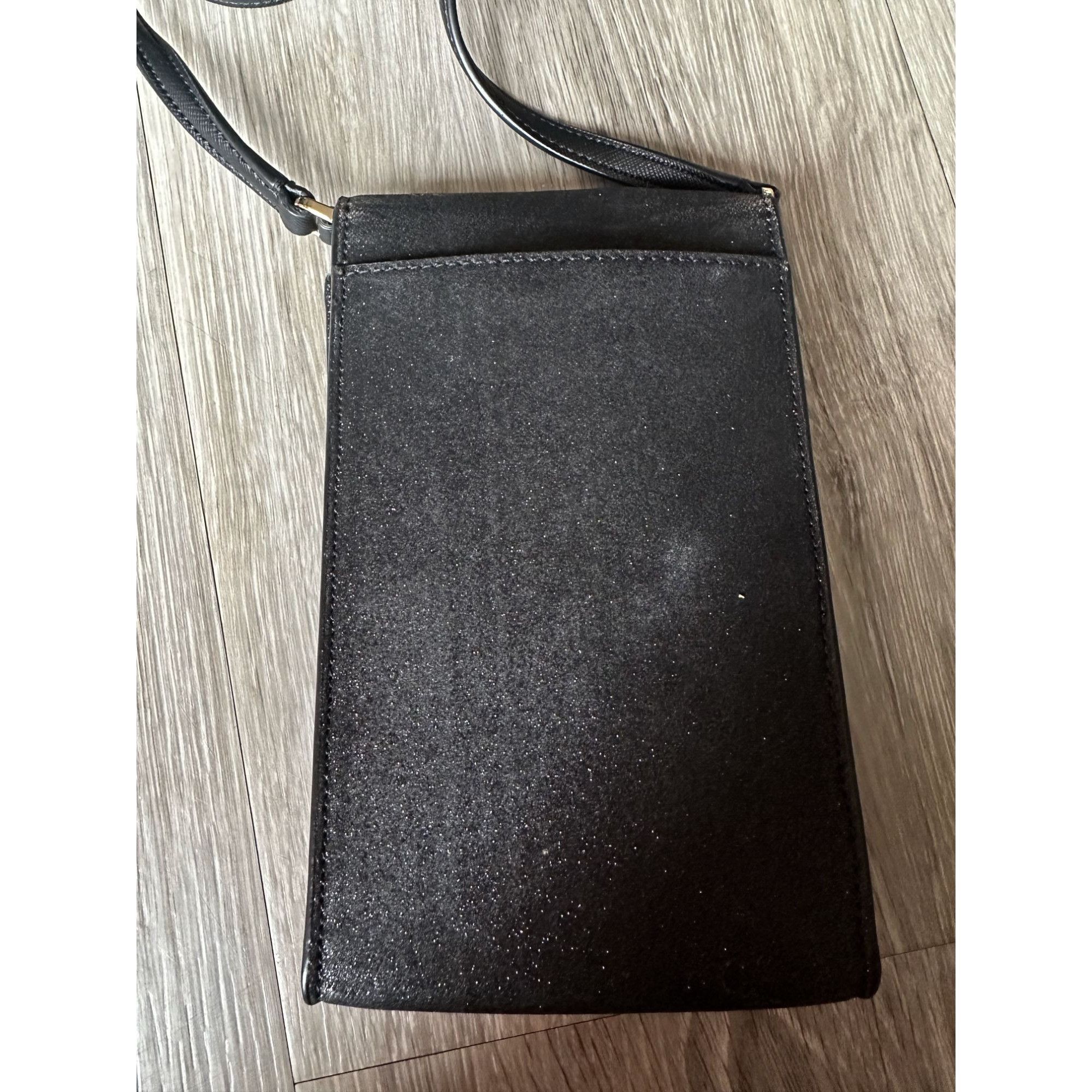 Kate Spade Kate Spade Black Glitter North South Phone Crossbody Bag Size ONE SIZE - 10 Thumbnail