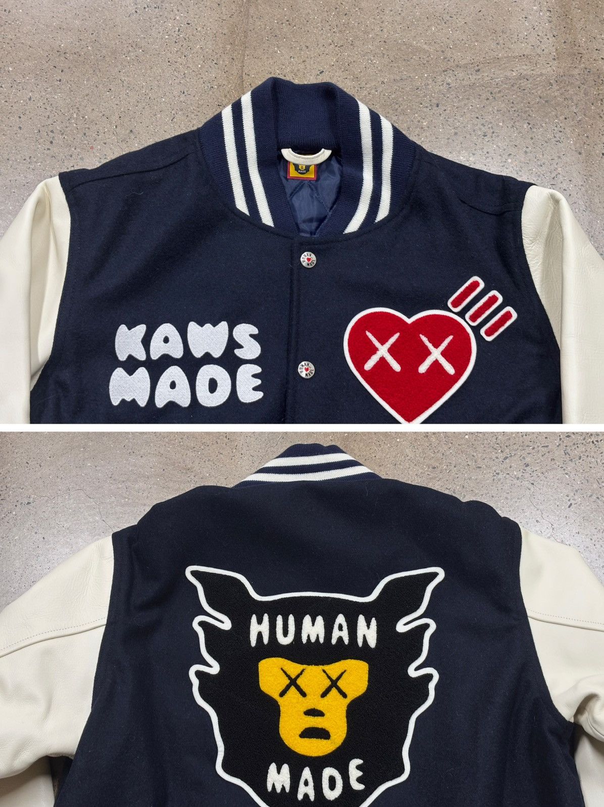 Human Made × Kaws Human Made x KAWS Varsity Jacket Size US L / EU 52-54 / 3 - 3 Thumbnail