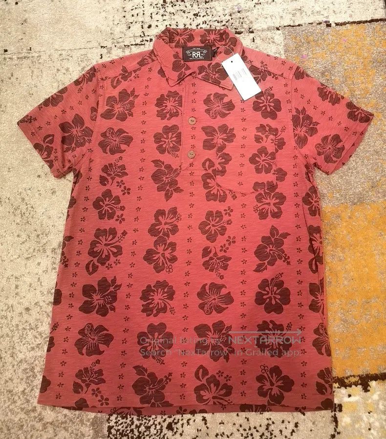RRL Ralph Lauren RRL Ralph Lauren American vintage Knit Hawaiian Shirt Size US XS / EU 42 / 0 - 1 Thumbnail