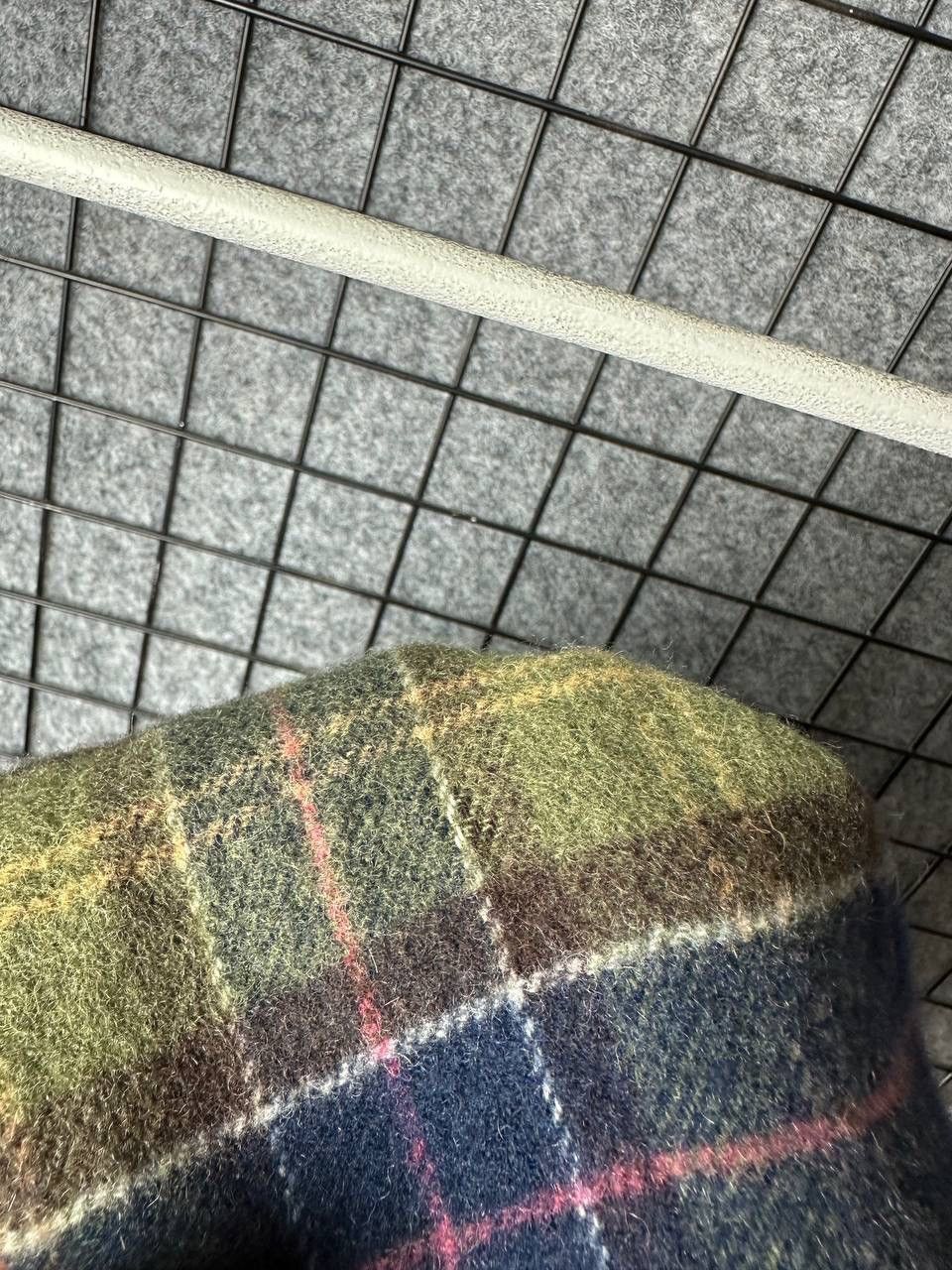 Barbour Barbour wool scarf tartan green one size Size ONE SIZE - 4 Thumbnail