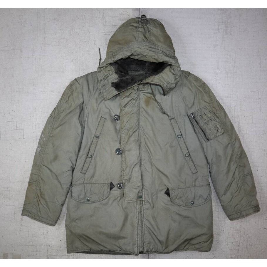Vintage Vintage 70s Air Force Jacket Flying Green USAF 1511 Sz M Size US M / EU 48-50 / 2 - 3 Thumbnail