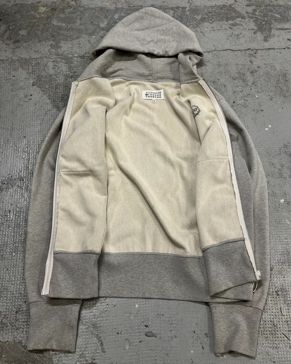 Maison Margiela SS2023 Maison Margiela Grey Signature Zip-up Hoodie Size US M / EU 48-50 / 2 - 8 Thumbnail
