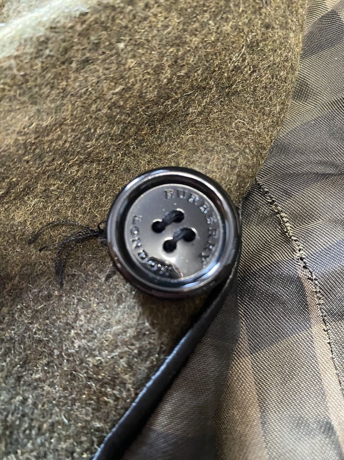 Burberry Burberry London Khaki Wool & Cashmere Trench Coat Size XS / US 0-2 / IT 36-38 - 12 Thumbnail