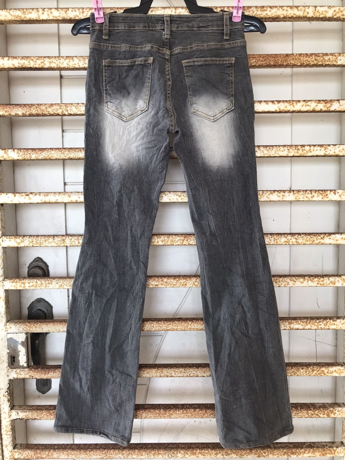 If Six Was Nine × Japanese Brand Vintage Japanese Flare JJIM Jeans Black Size 26" / US 2 / IT 38 - 2 Thumbnail